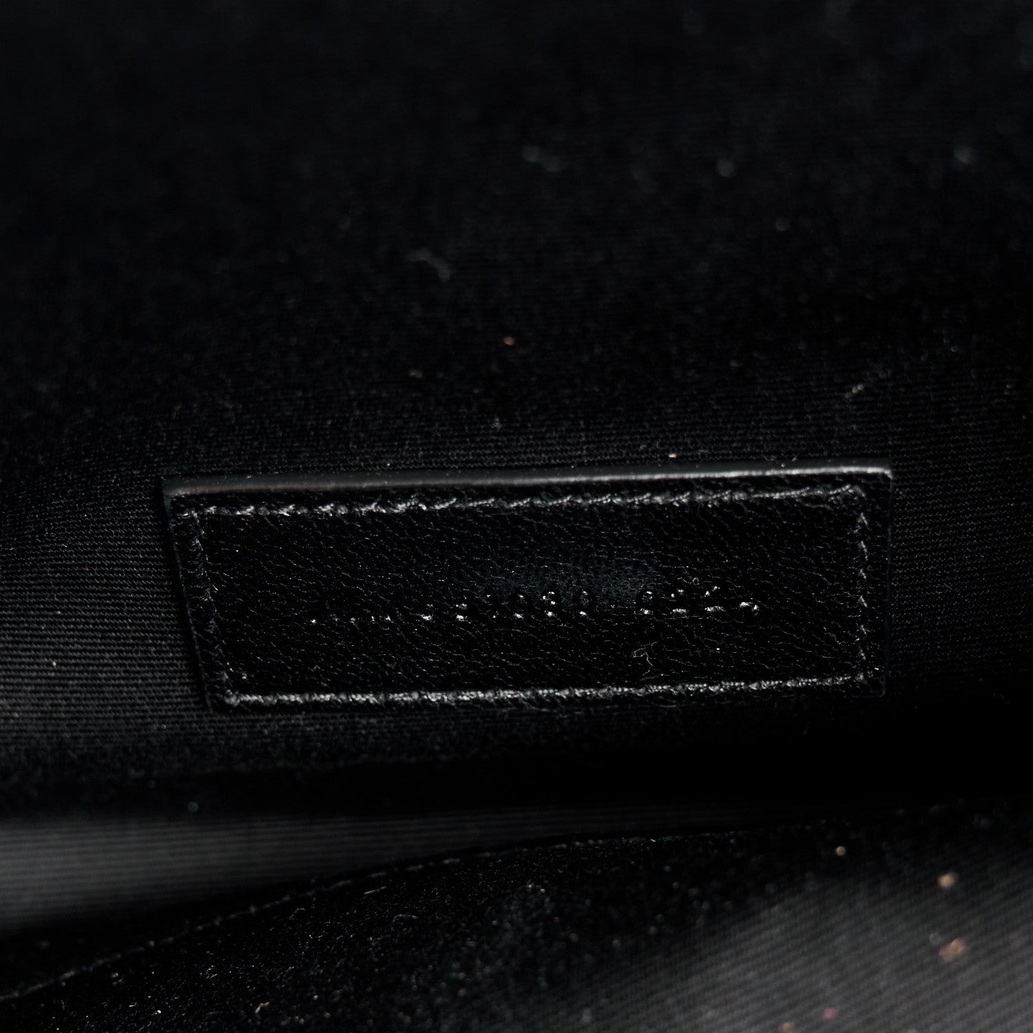 Saint Laurent Grain De Poudre Textured Mixed Matelasse Triquilt Monogram Clutch Black 7 of 8