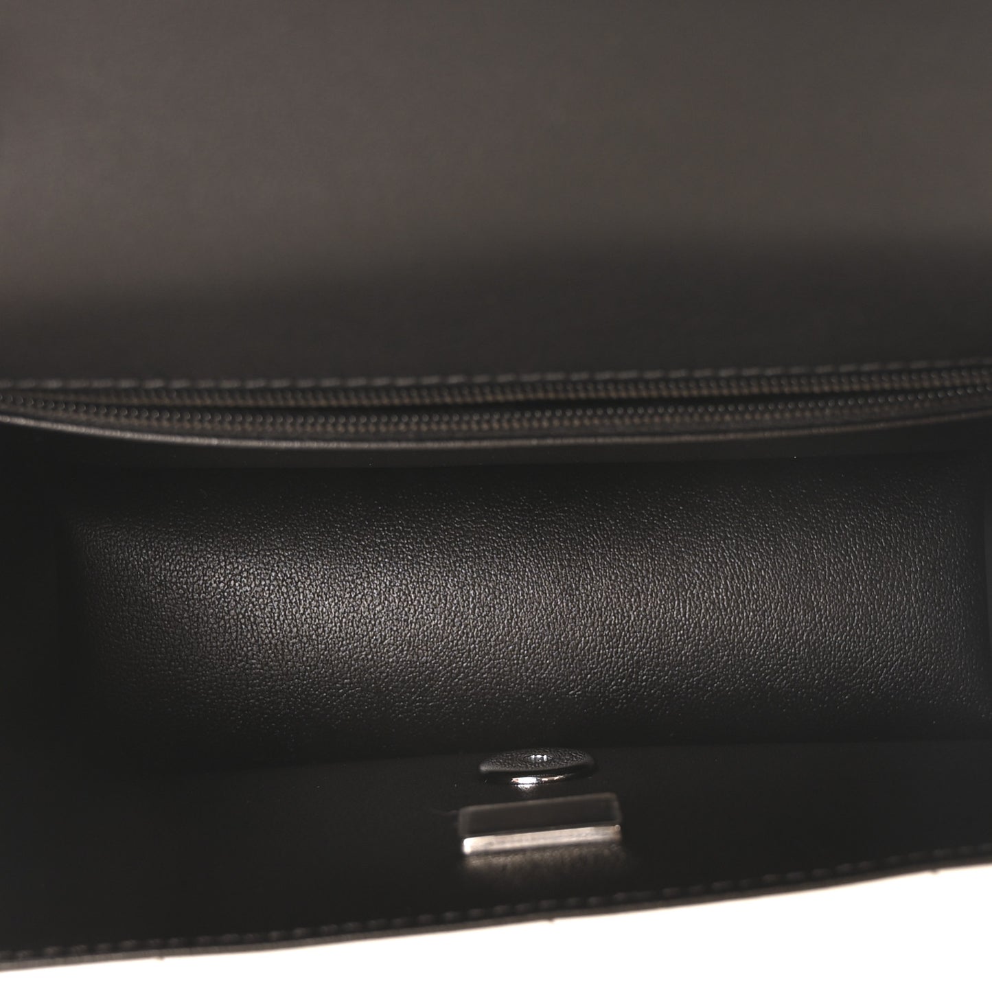 Lambskin Calfskin Mini Chocolate Bar Flap Bag White Black