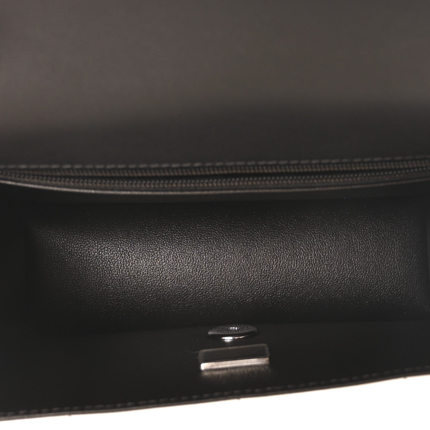 Chanel Lambskin Calfskin Mini Chocolate Bar Flap Bag White Black 5 of 10