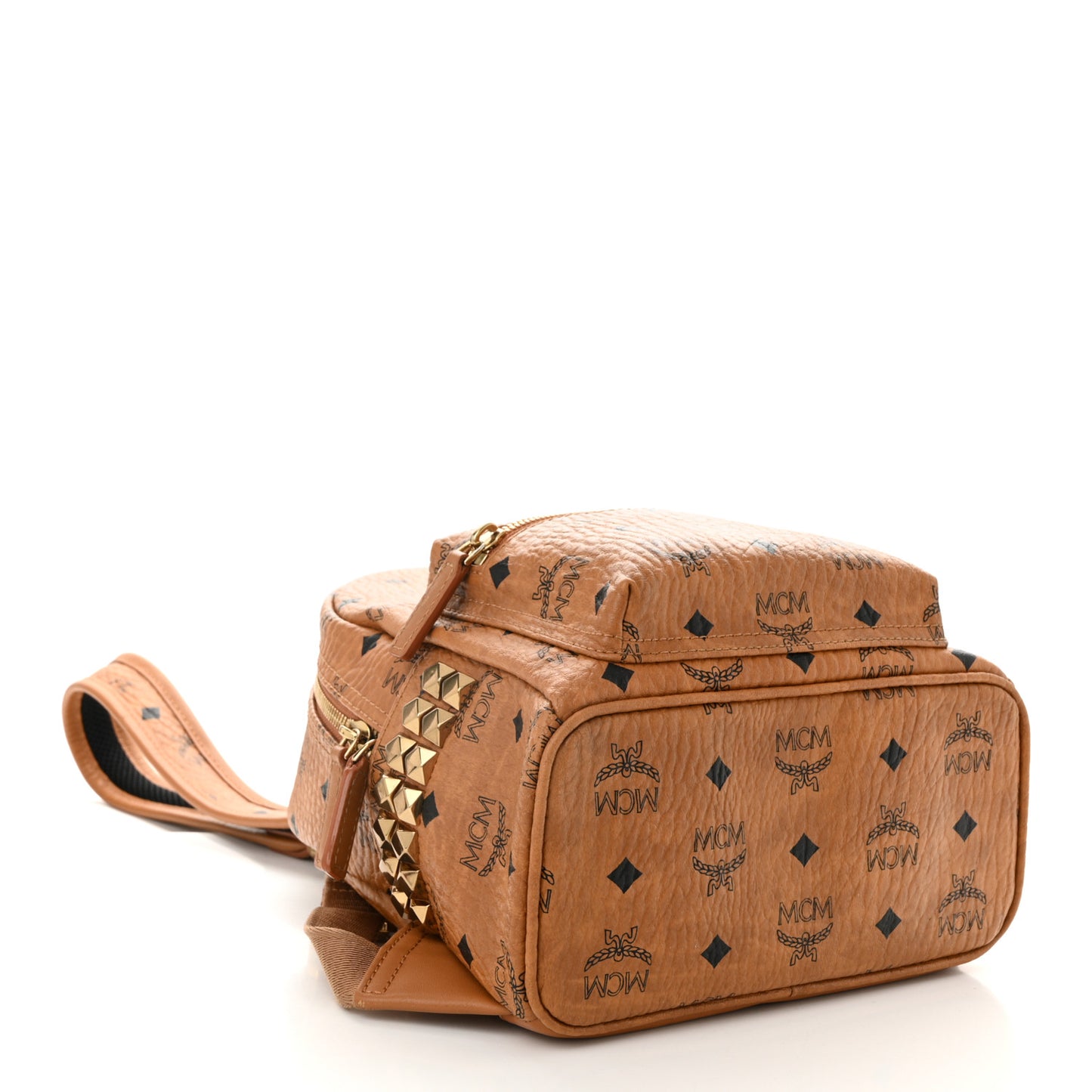 Visetos Side Stud Mini Stark Backpack Cognac
