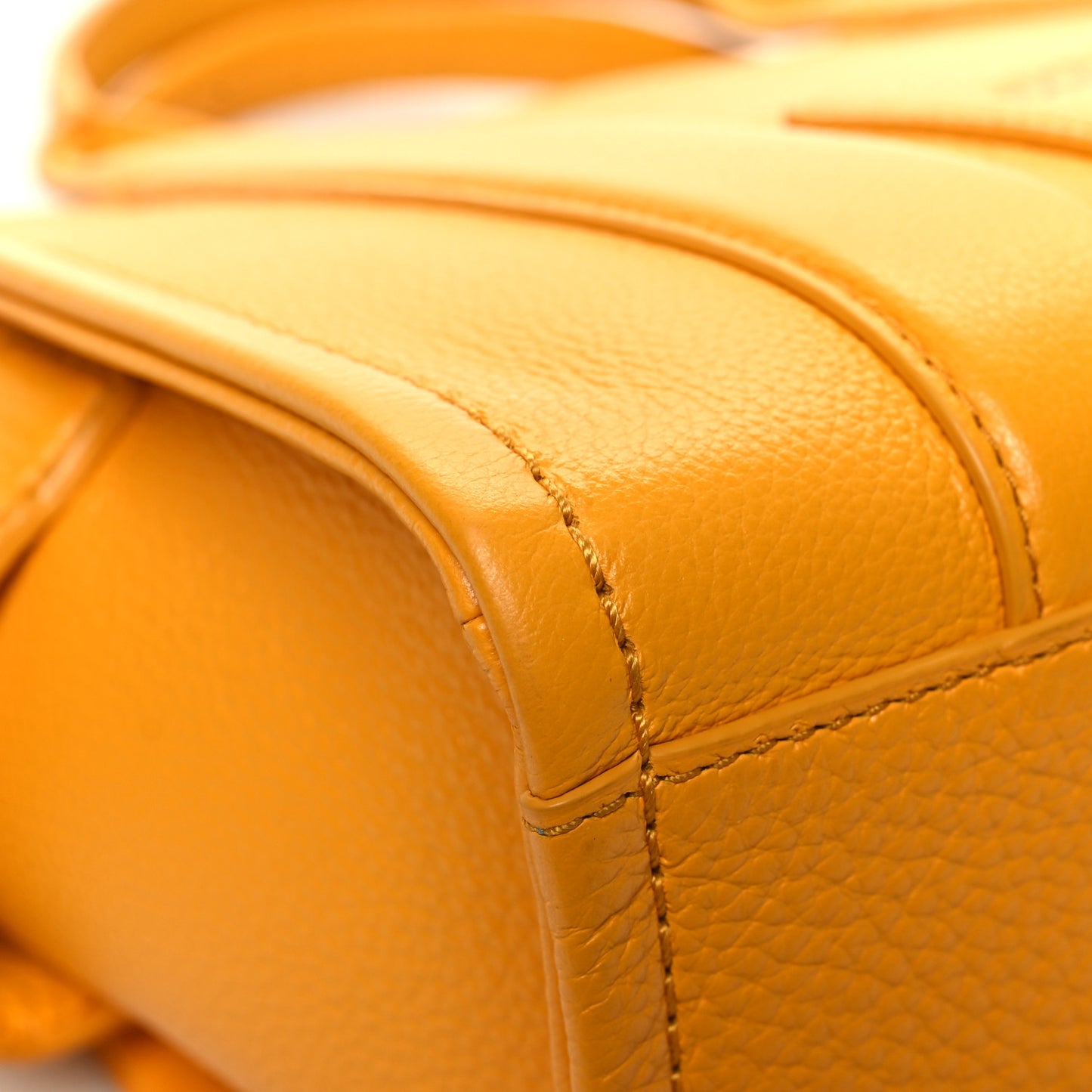 Grained Calfskin Small The Tote Bag Artisan Gold