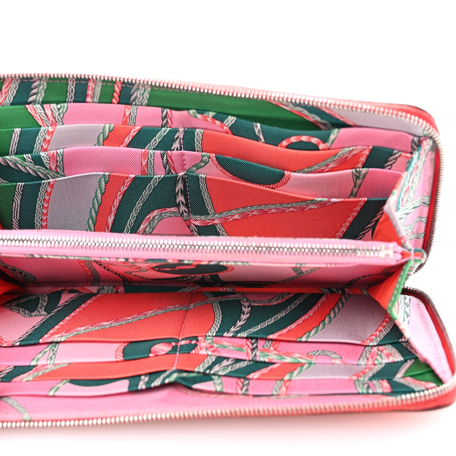 Hermes Epsom Silk'in Wallet Capucine 5 of 9