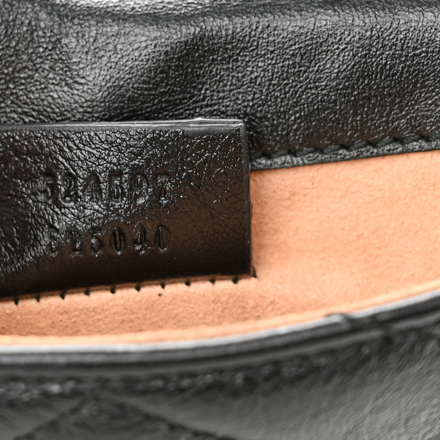 Calfskin Matelasse GG Marmont 2.0 Belt Bag 85 34 Black