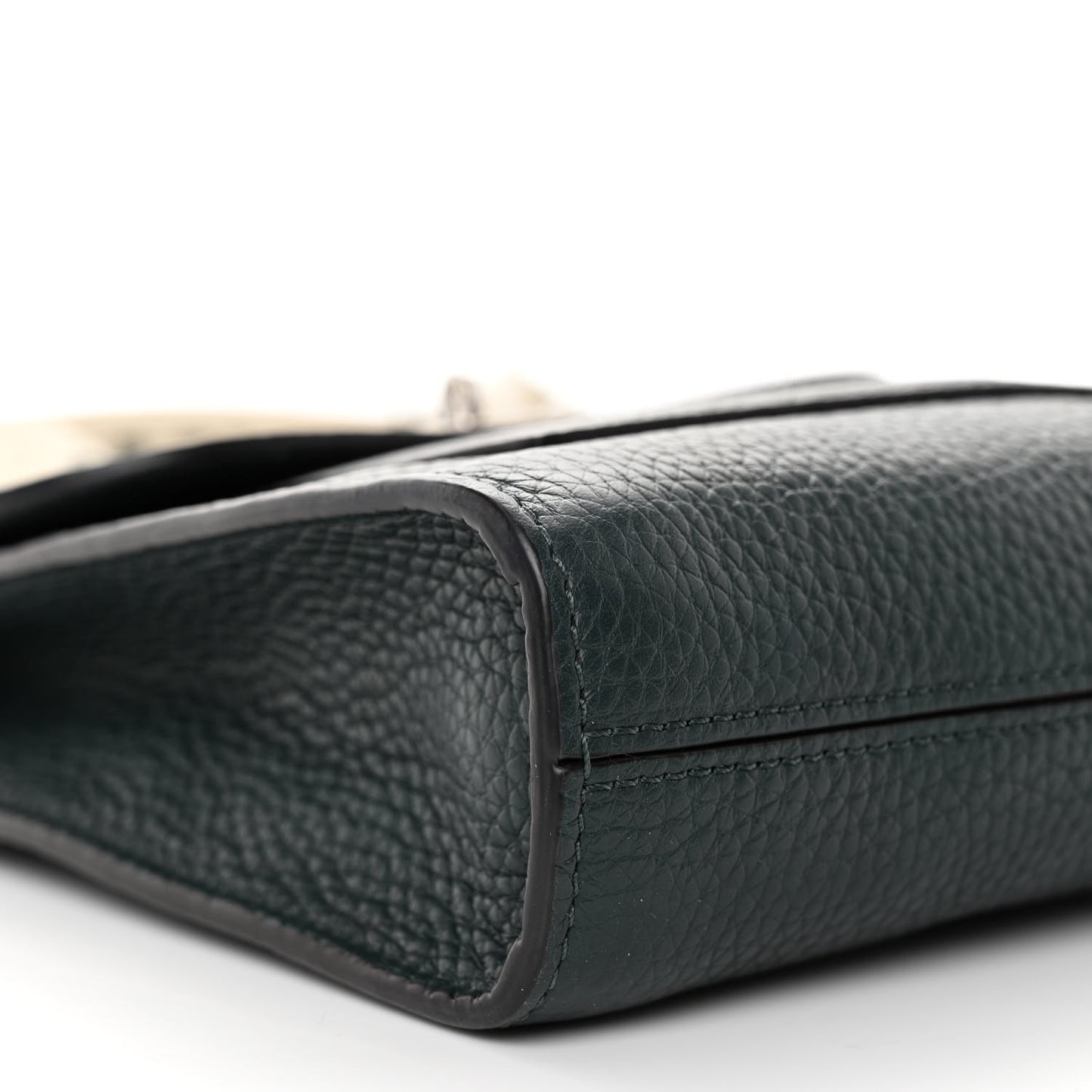 Natural Grain Calfskin Small Antony Messenger Crossbody Mulberry Green