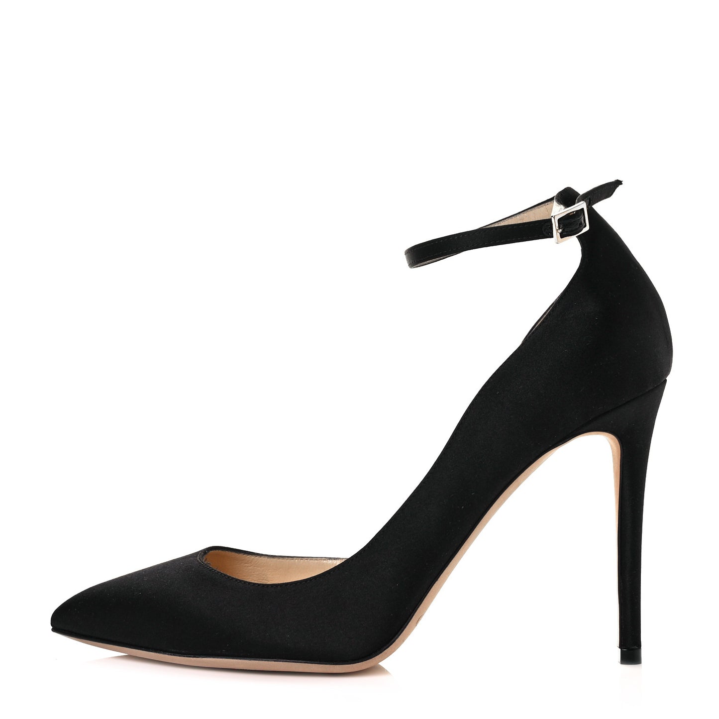 Satin Rosa 100 Pumps 39.5 Black