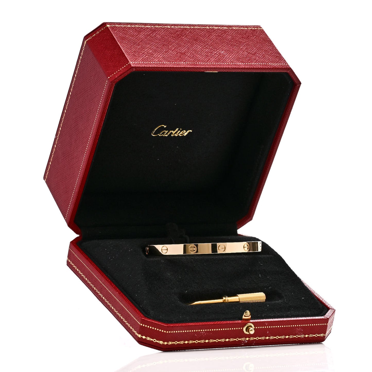 18K Yellow Gold LOVE Bracelet 19