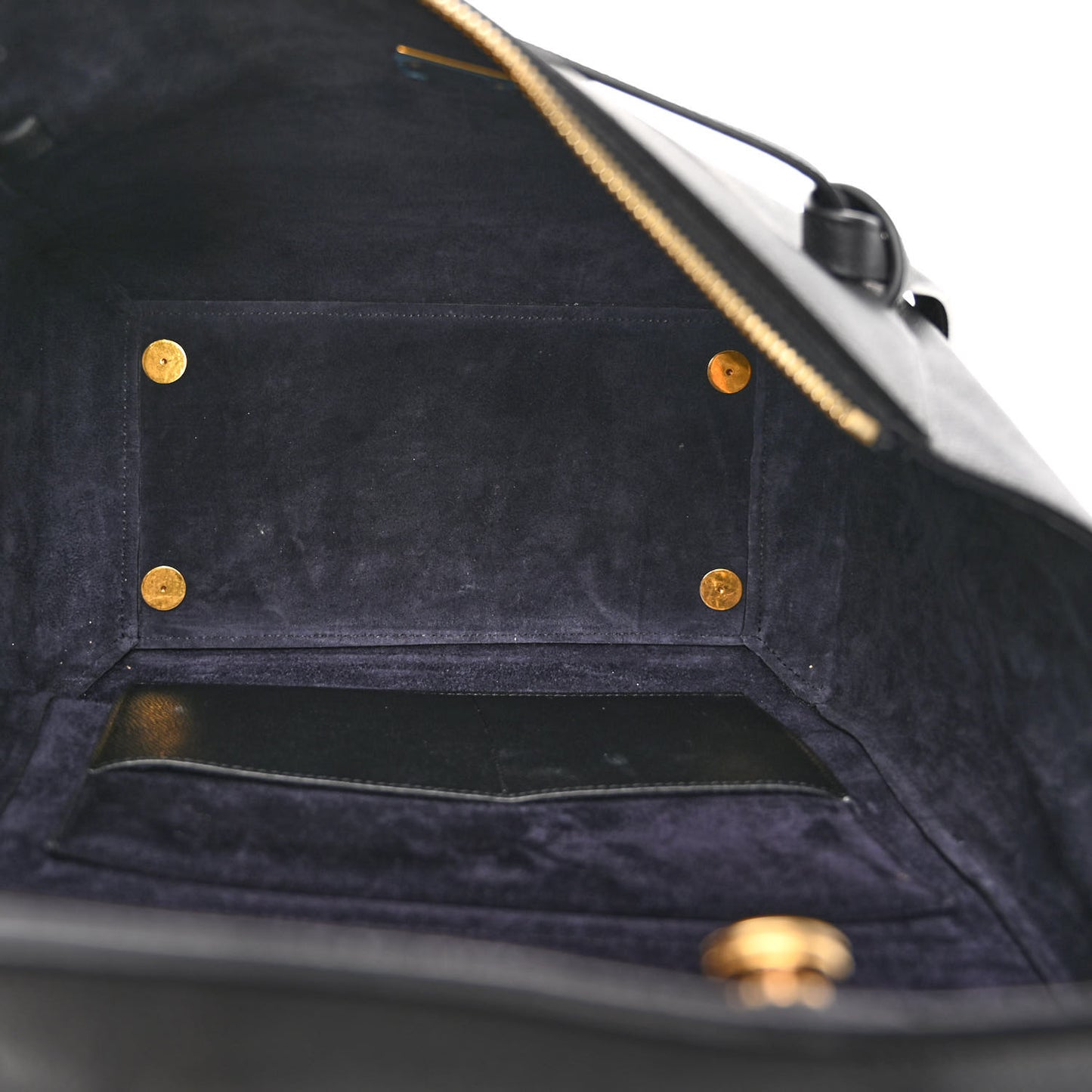 Grained Calfskin Micro Belt Bag Black