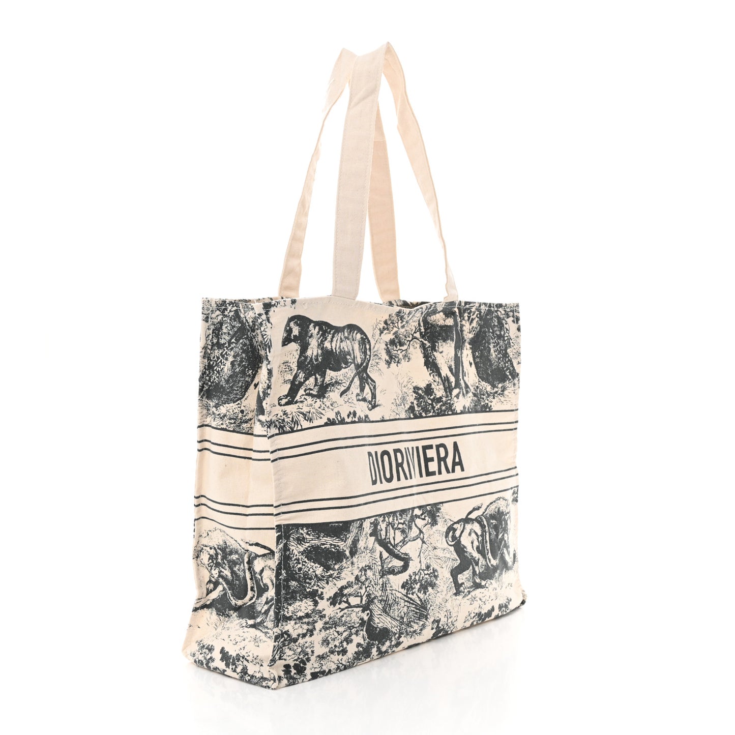 Canvas Dioriviera Tote Grey