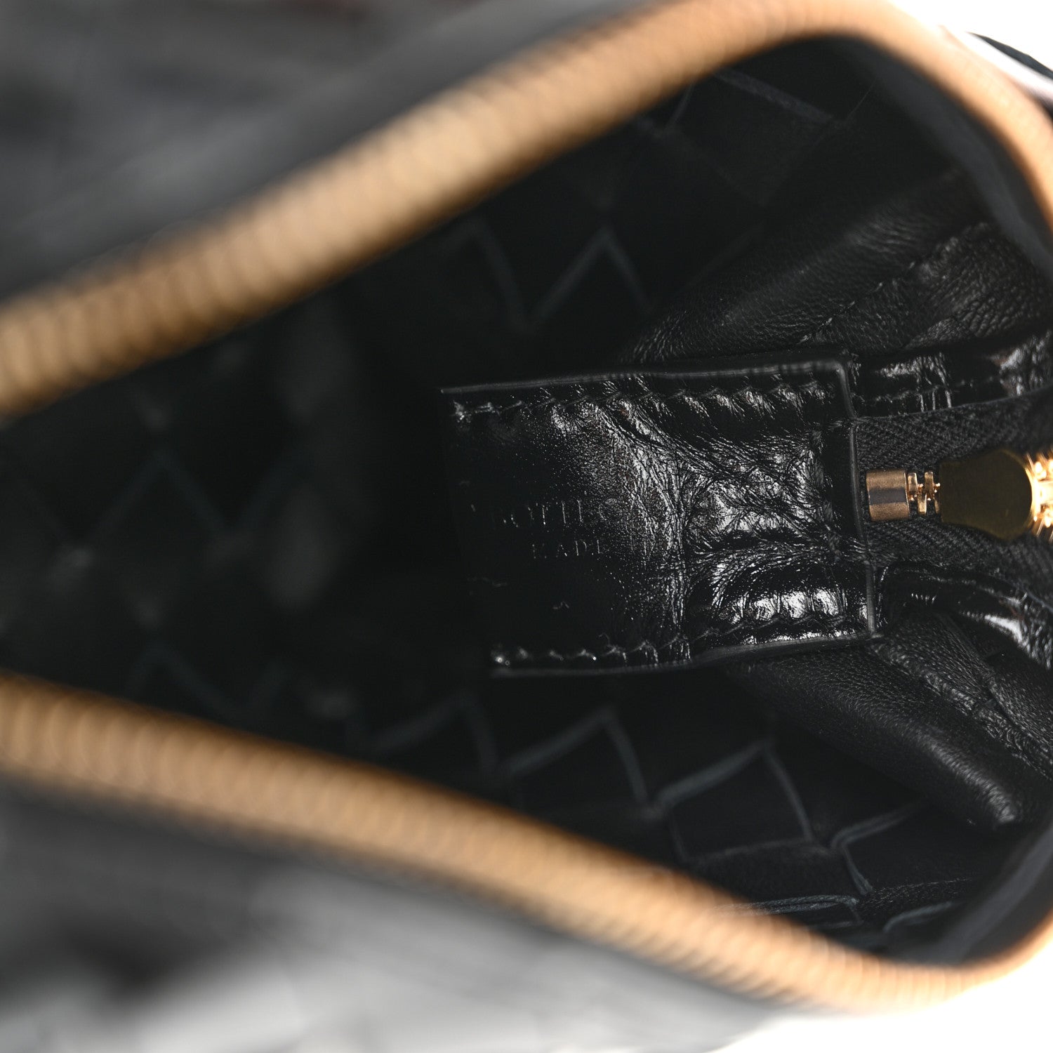 Bottega Veneta Nappa Intrecciato Metallic Knot Mini Loop Camera Bag Black 6 of 9