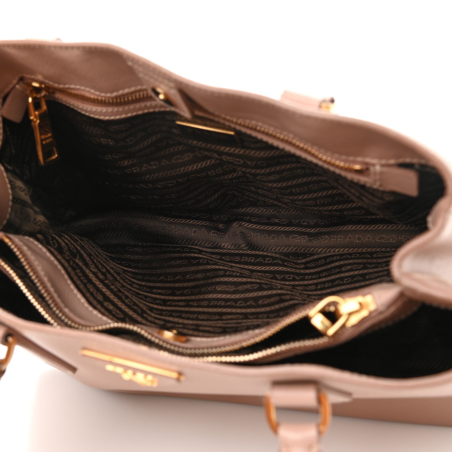 Prada Saffiano Lux Small Tote Cammeo 5 of 16