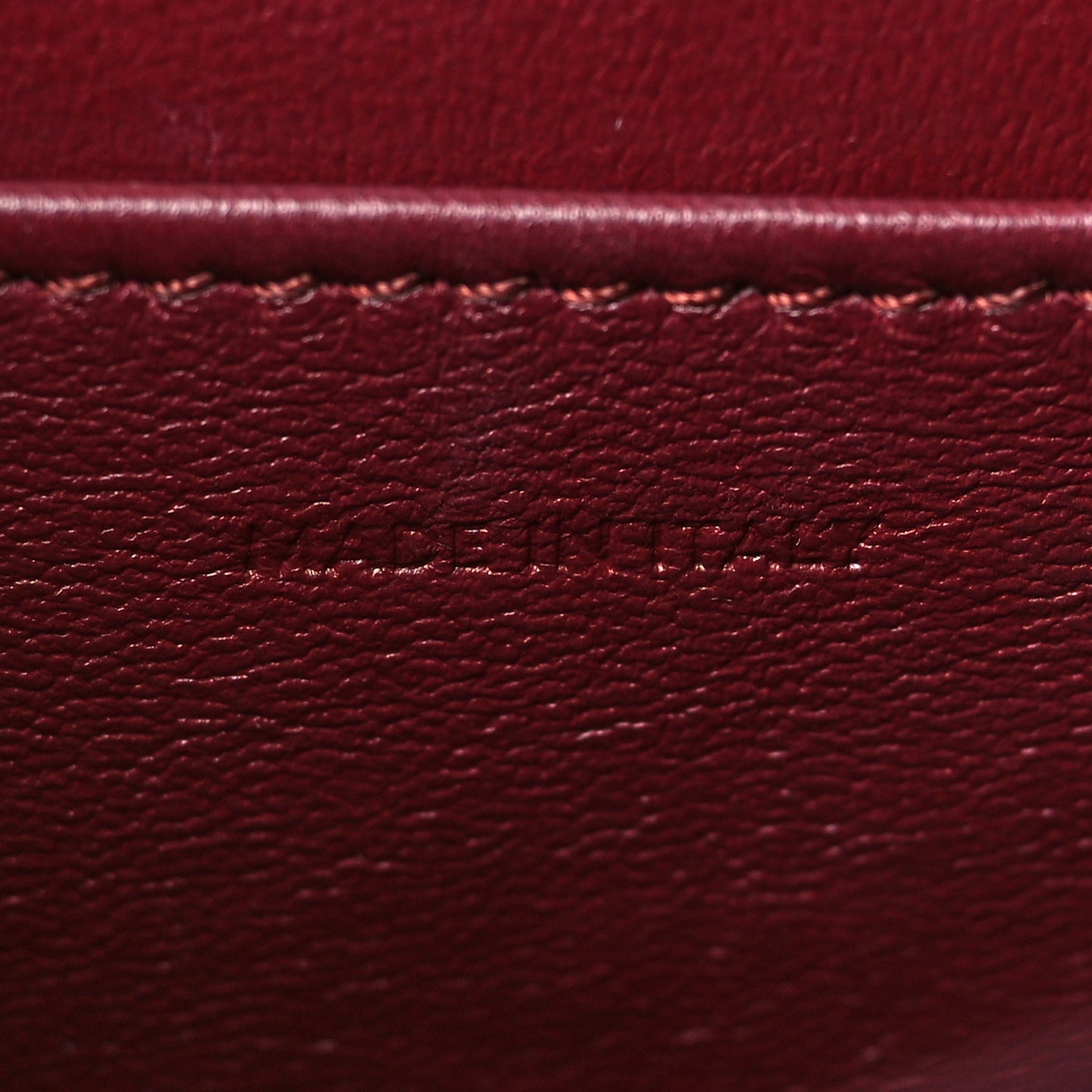 Box Calfskin Teen Classic Box Flap Bag Burgundy