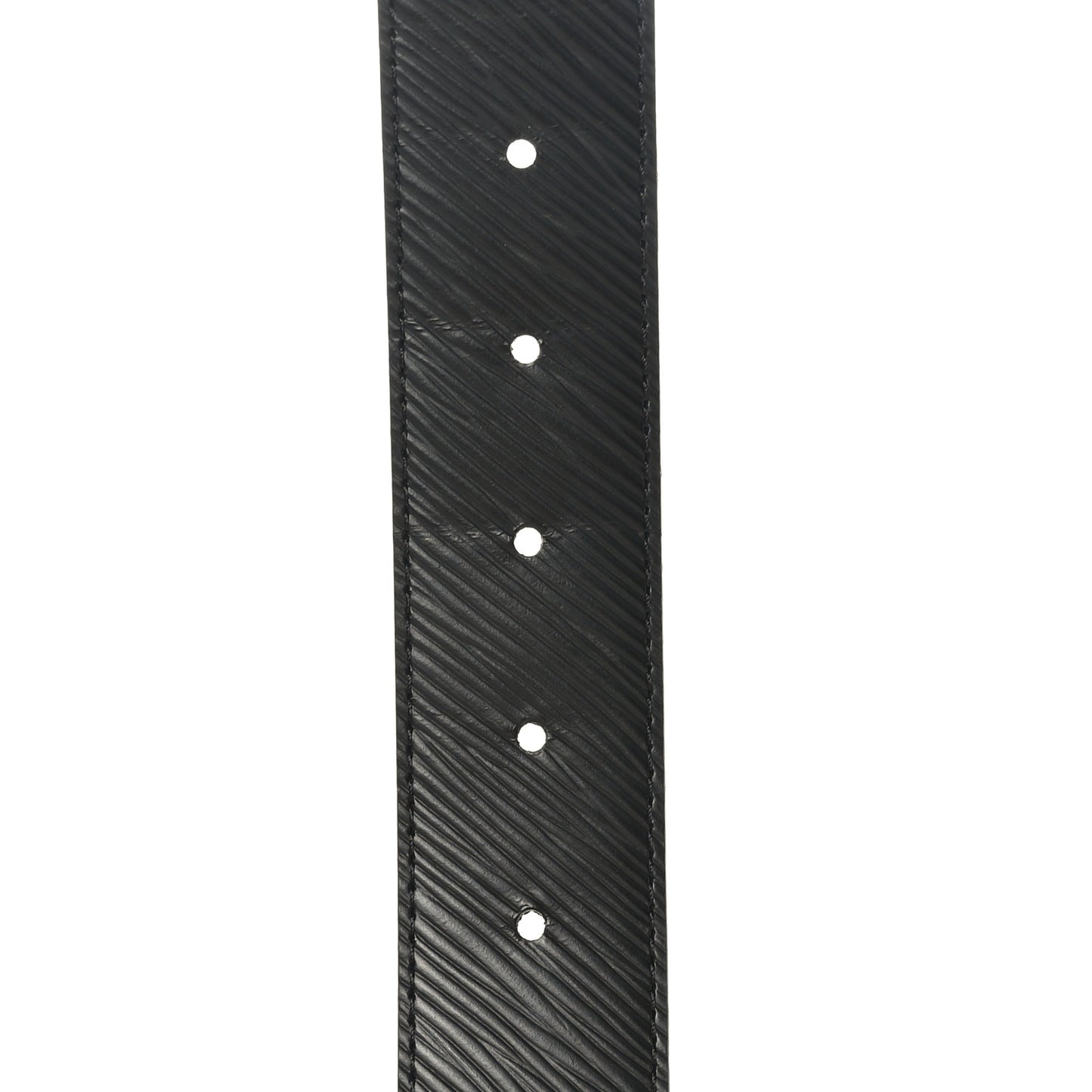 Monogram Epi 35mm LV Circle Reversible Belt 75 30 Black