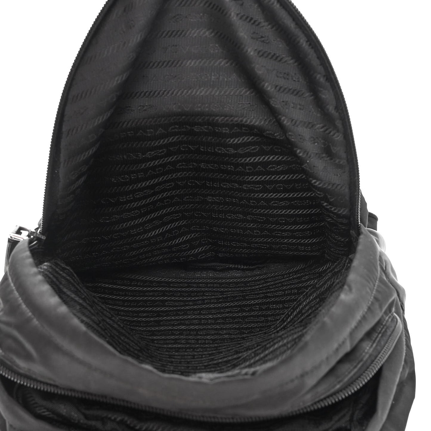 Tessuto Nylon Medium Dome Backpack Black