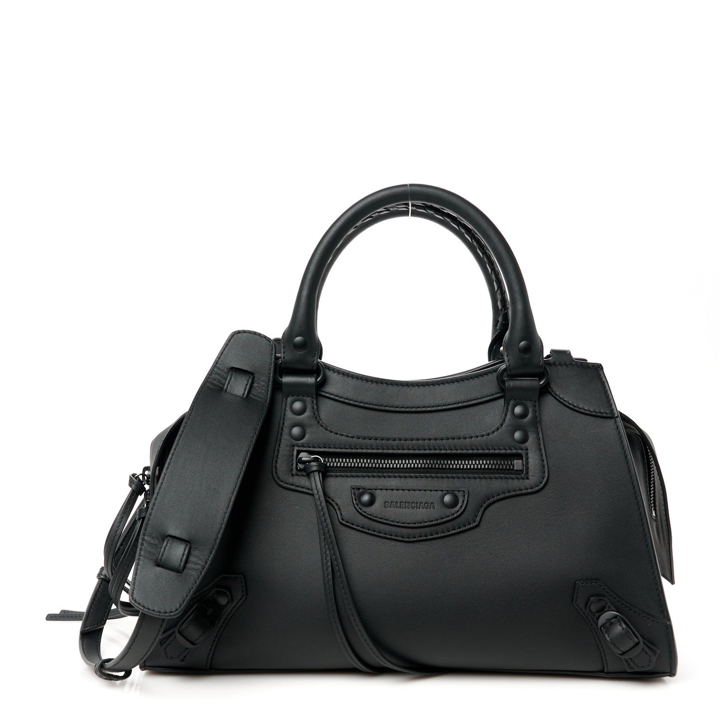 Smooth Calfskin Neo Classic Black Hardware S City Black