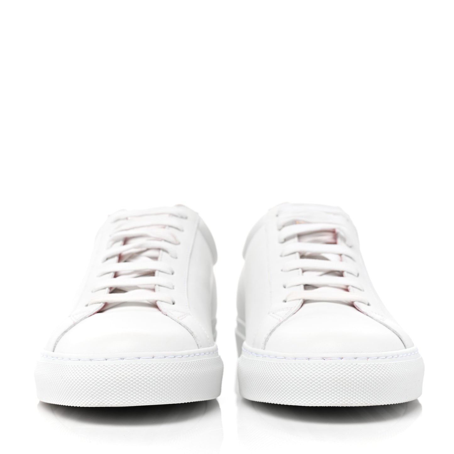 Calfskin Womens Urban Street Sneakers 40.5 White Red