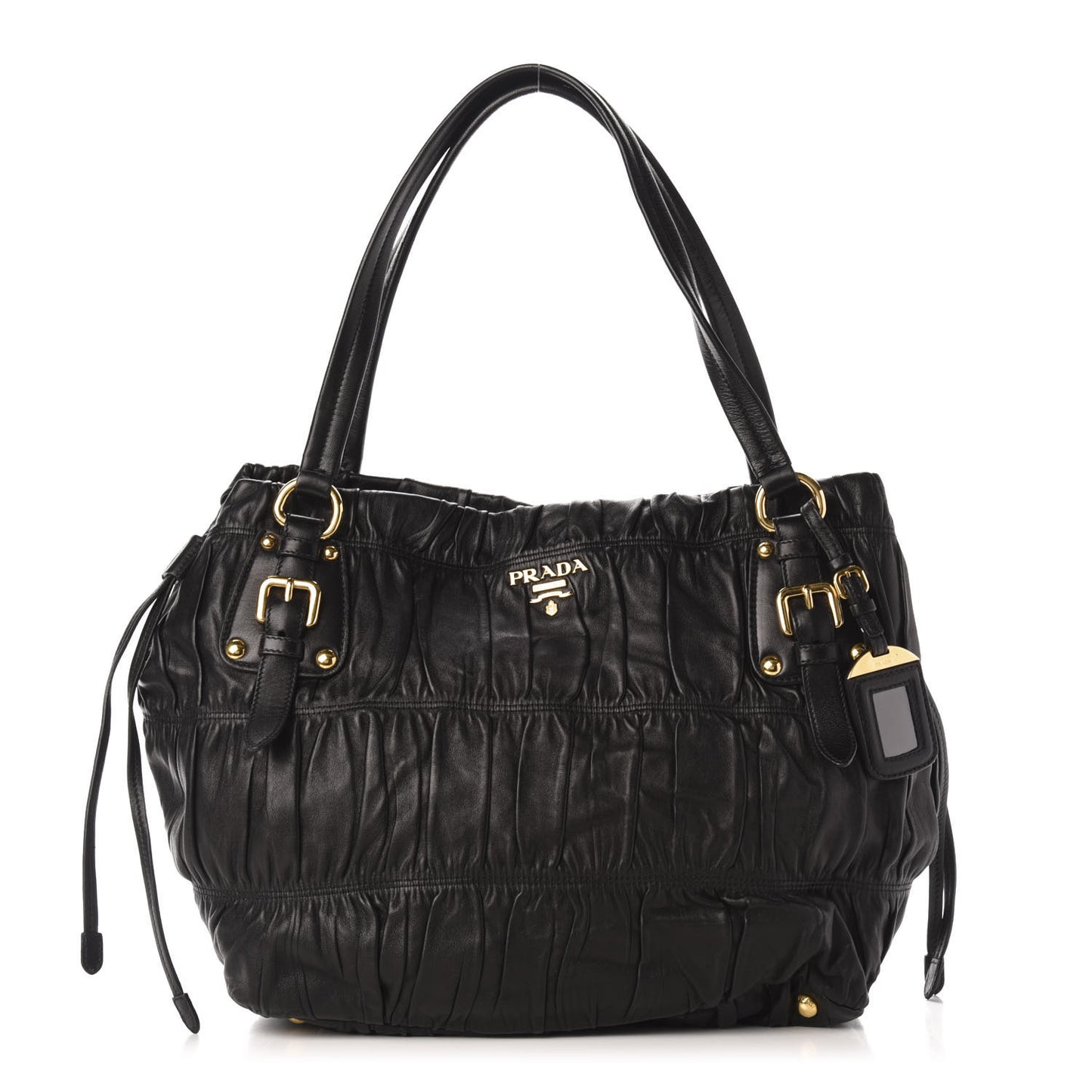 Nappa Gaufre Antik Tote Black