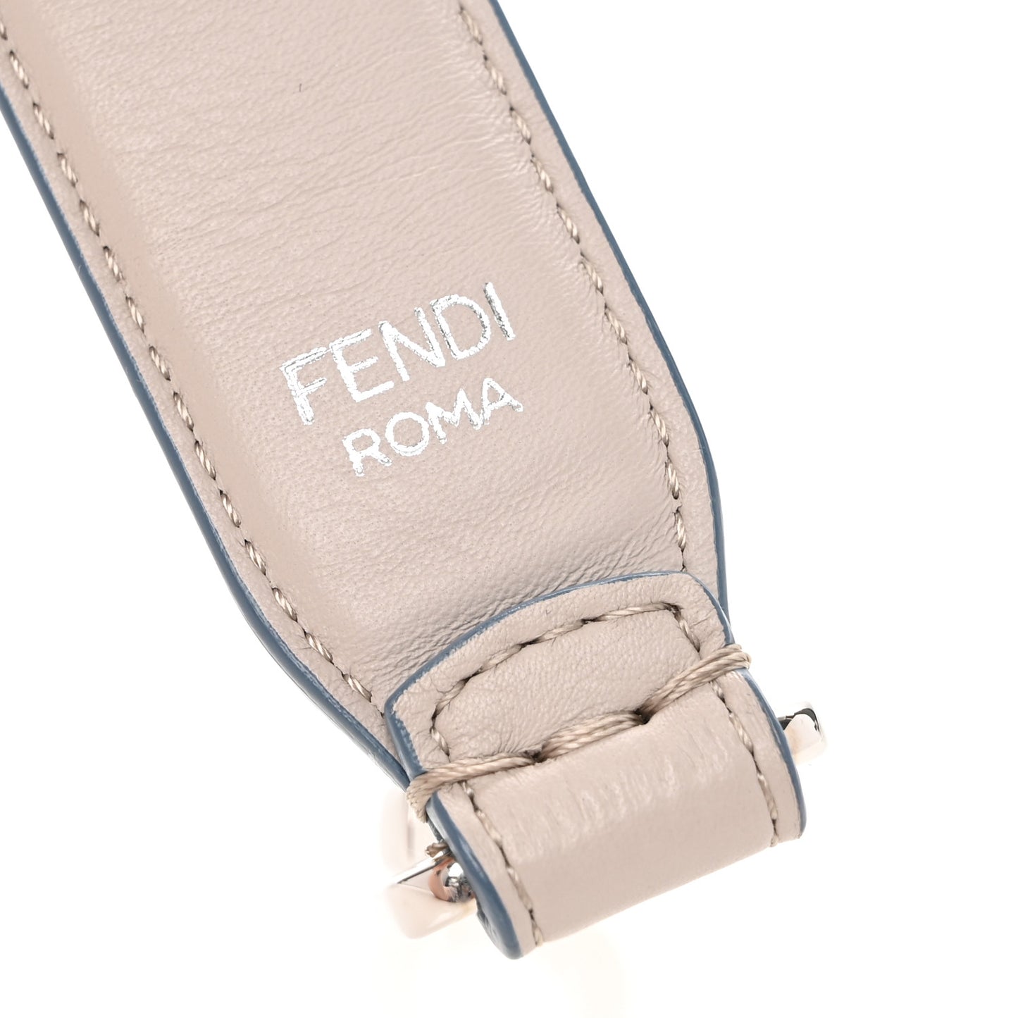 Vitello Dolce Plexiglass Studded Mini Strap You Grigio Polvere Multicolor