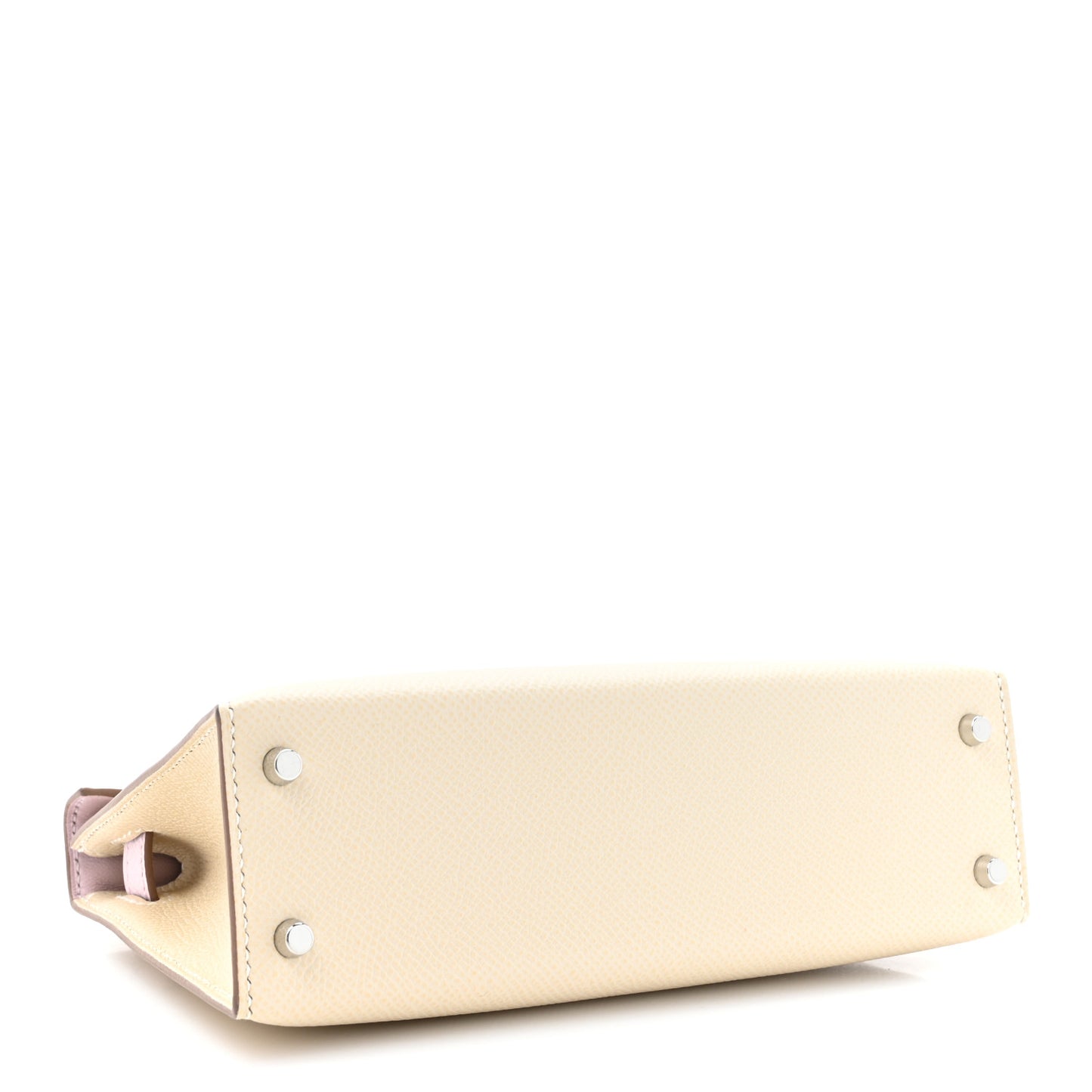 Epsom Mini Kelly Sellier 20 Craie Mauve Pale Gold