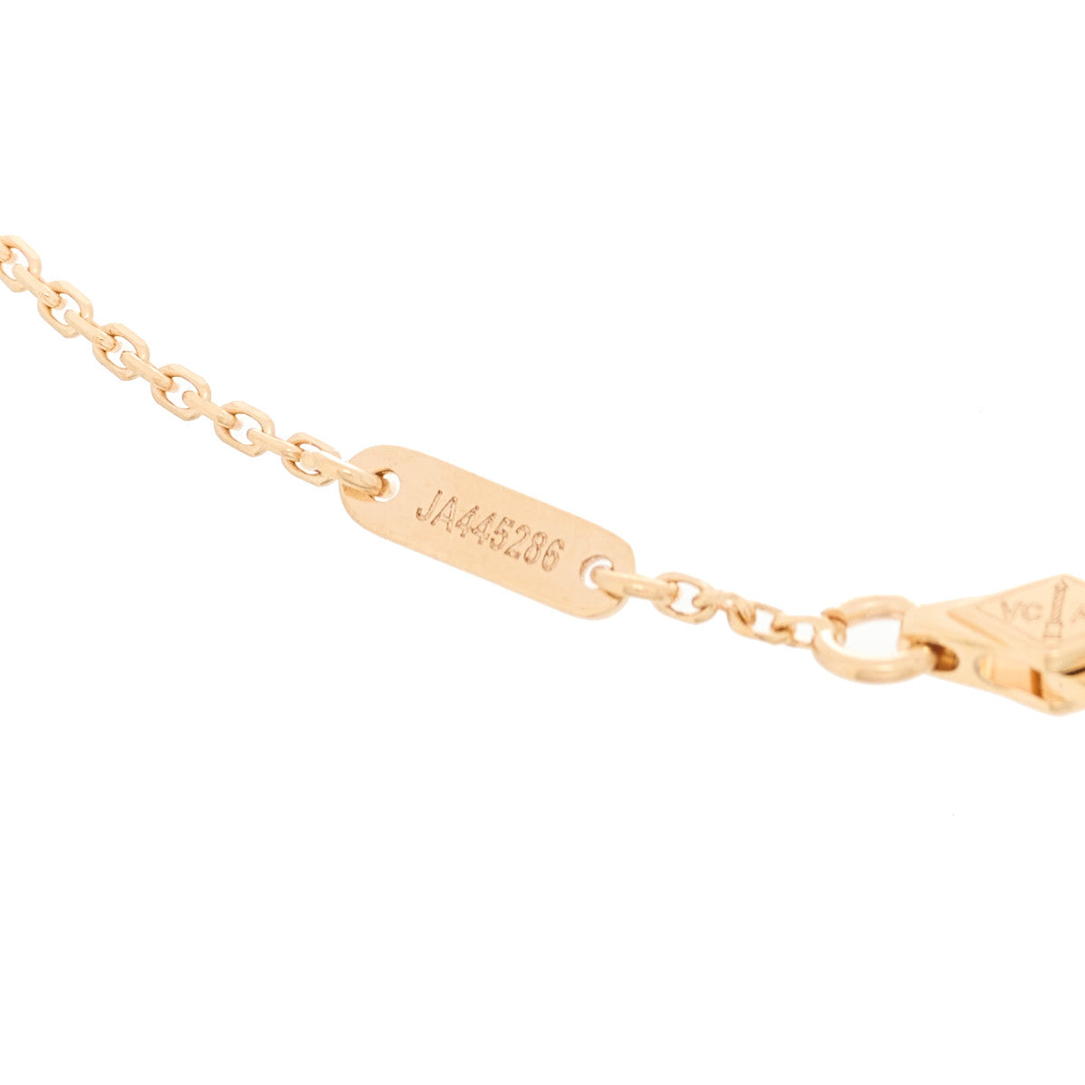 18K Rose Gold Carnelian Sweet Alhambra Bracelet