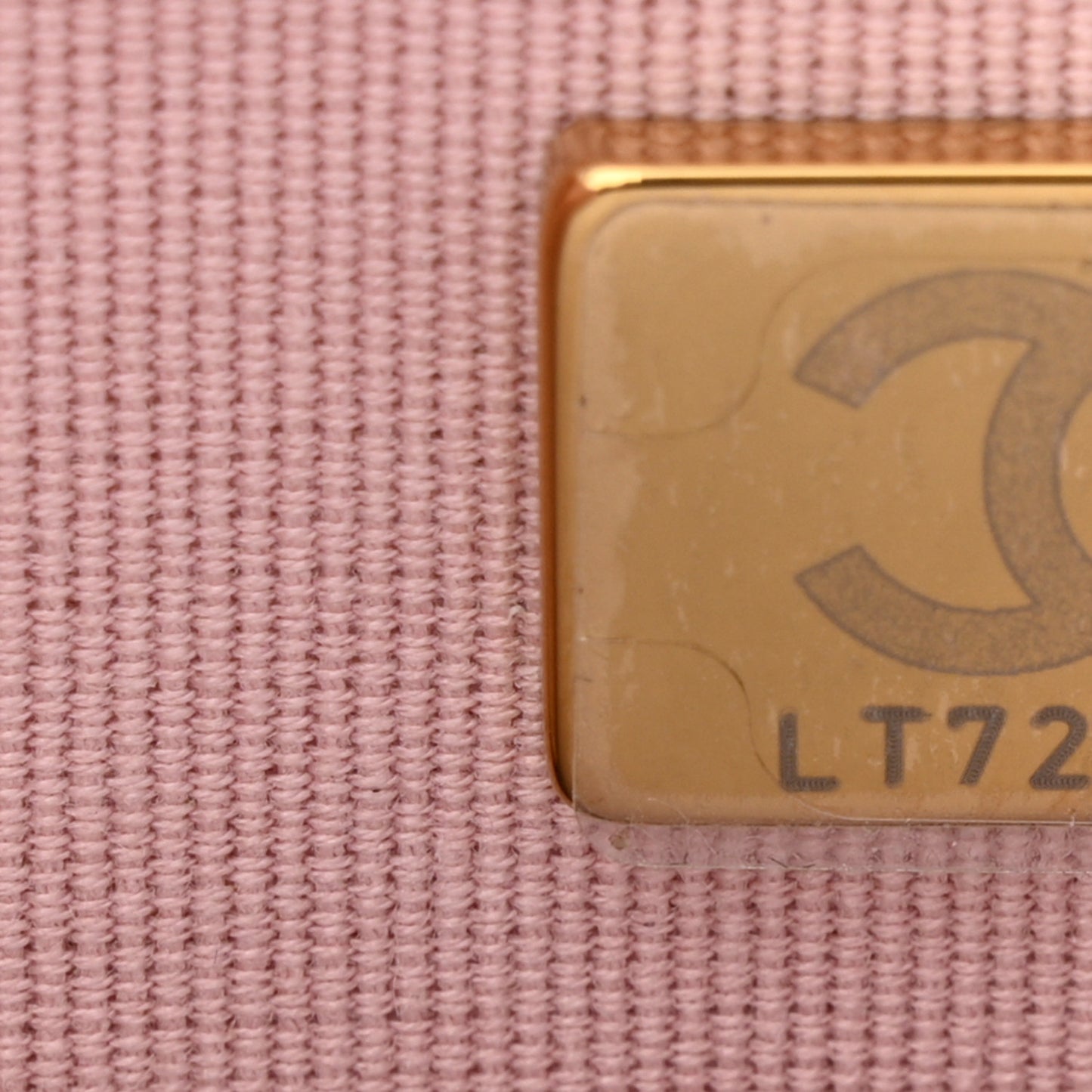 Caviar Quilted Studded CC Wallet on Chain WOC Light Pink