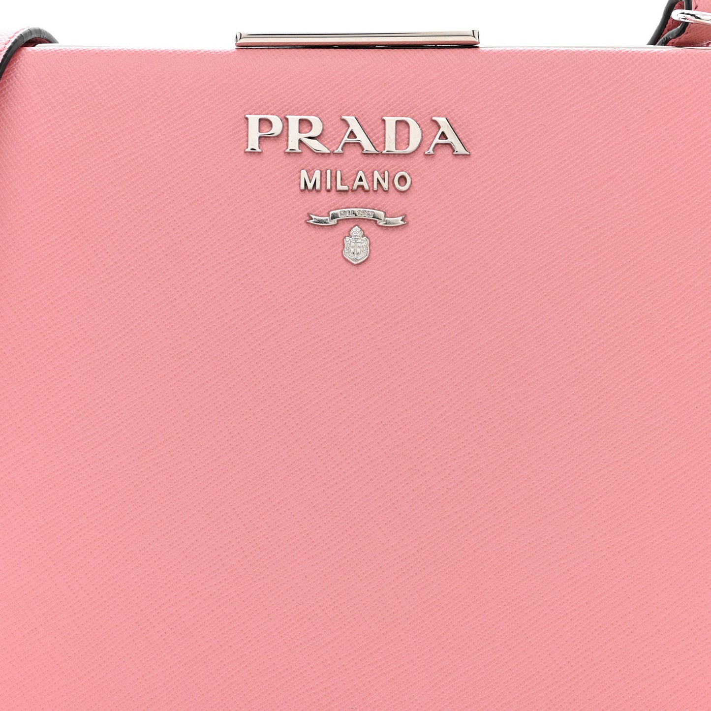 Saffiano City Calf Light Frame Bag Pink