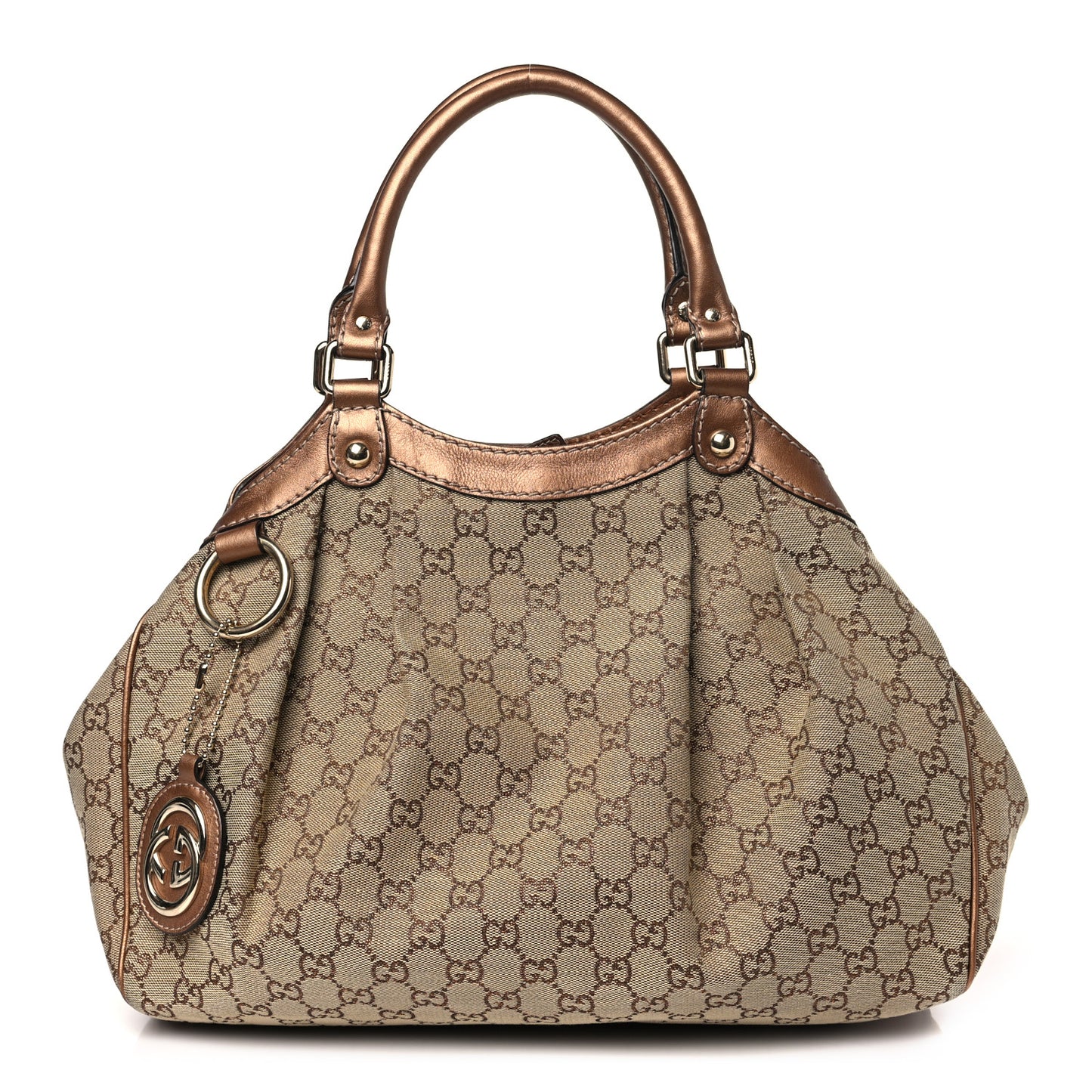 Monogram Medium Sukey Tote Brown