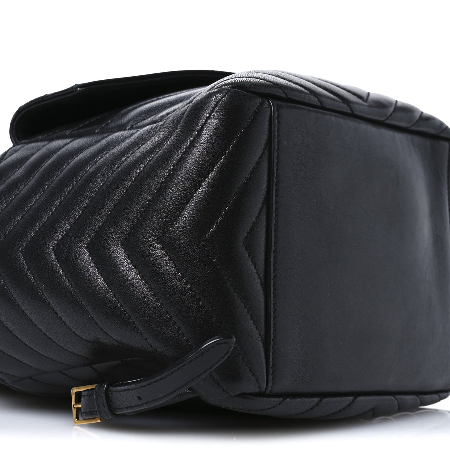 Lambskin Matelasse Monogram Joe Backpack Black