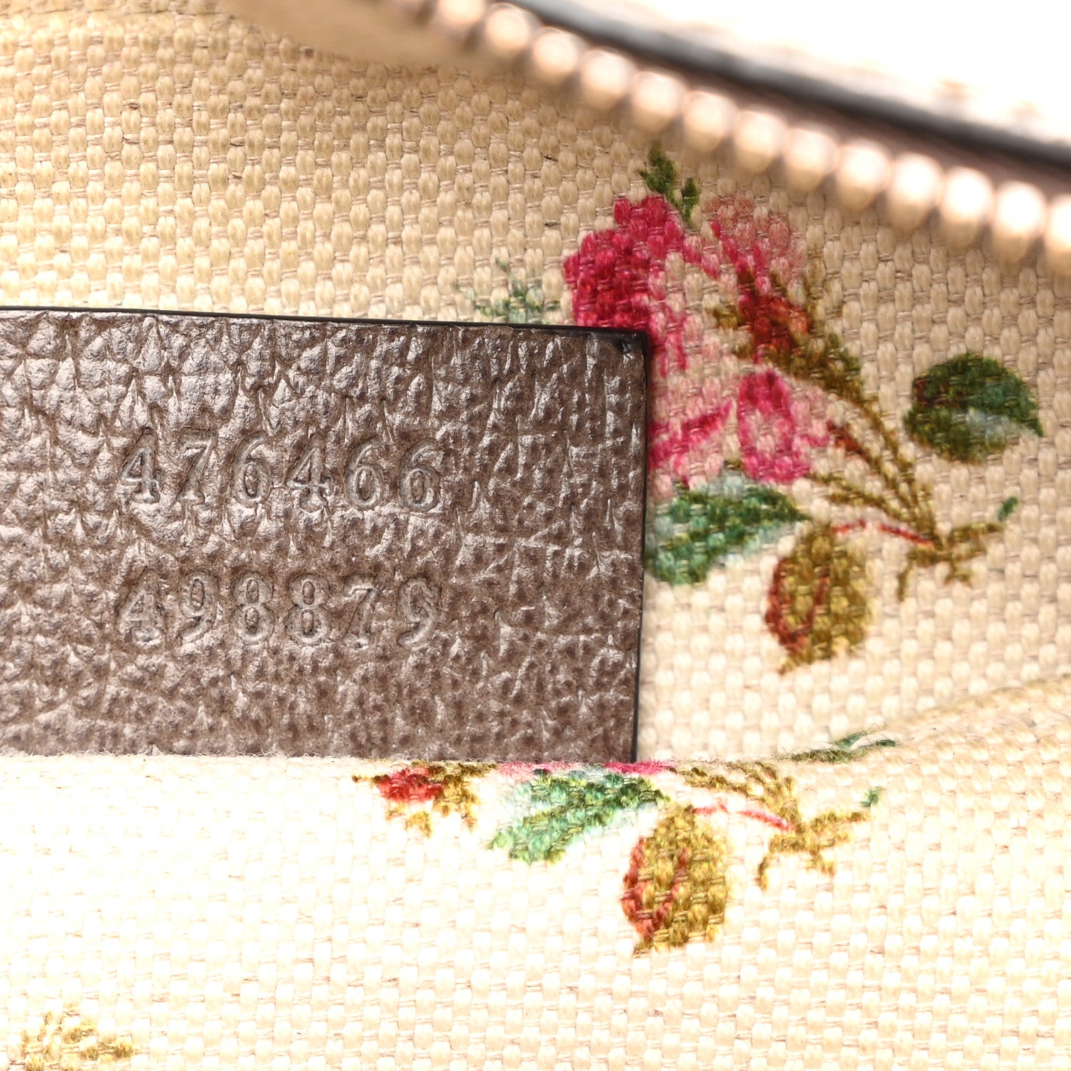 Gucci GG Supreme Monogram Web Neo Vintage Shoulder Bag Beige New Acero Crop 7 of 10