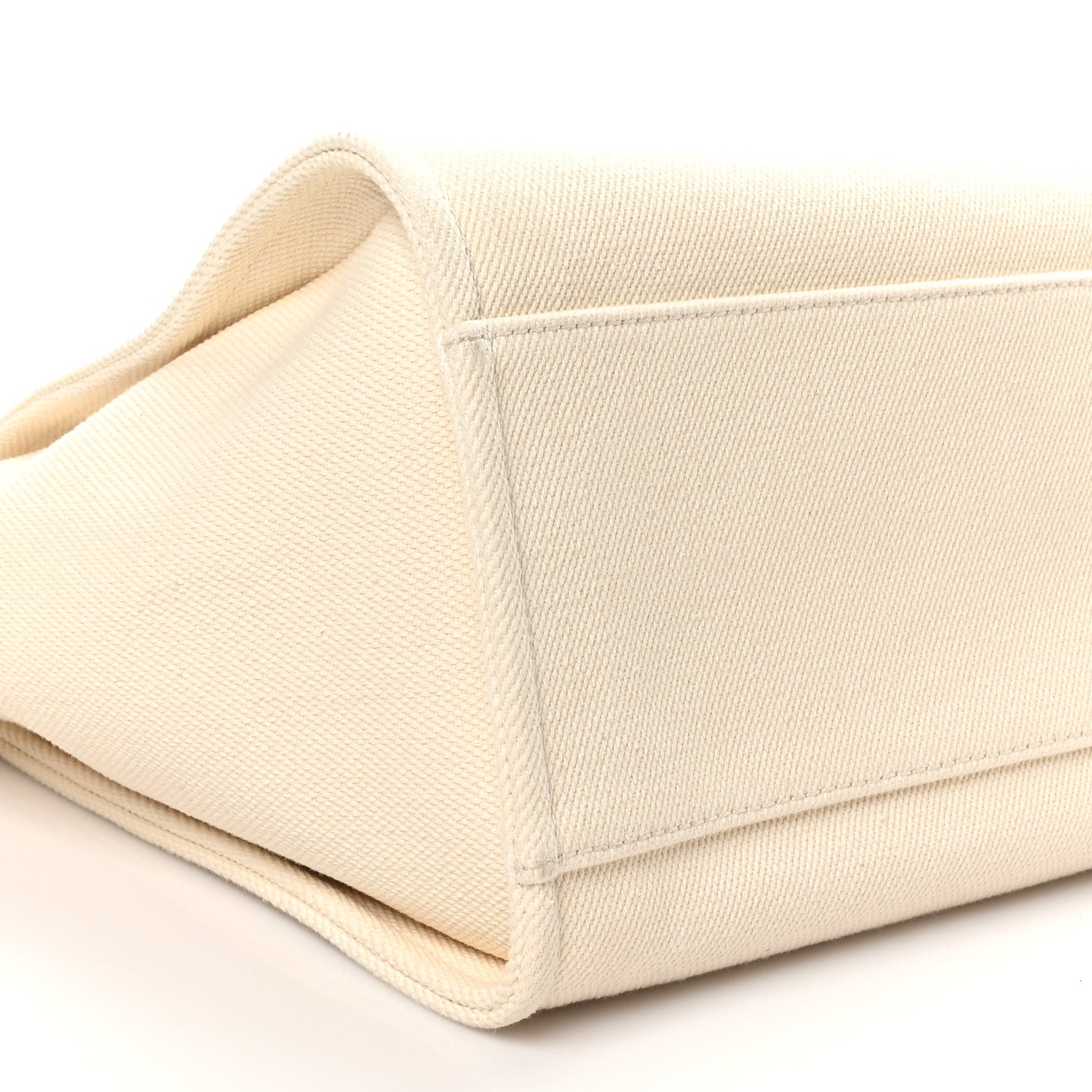 Chanel Canvas Pearl Medium Deauville Tote Ecru Beige 8 of 9
