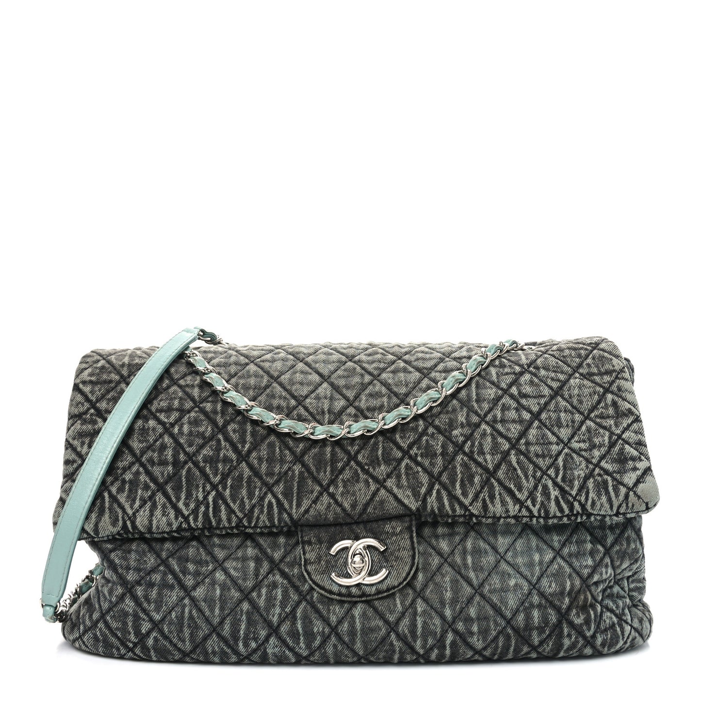 Denim Quilted Denimpression XXL Flap Blue Black