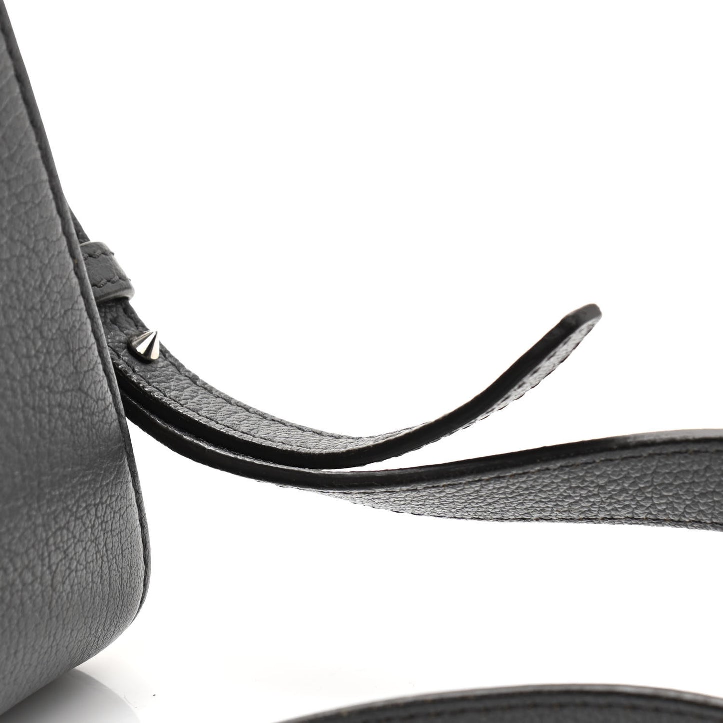 Calfskin Mini Antigona Storm Grey