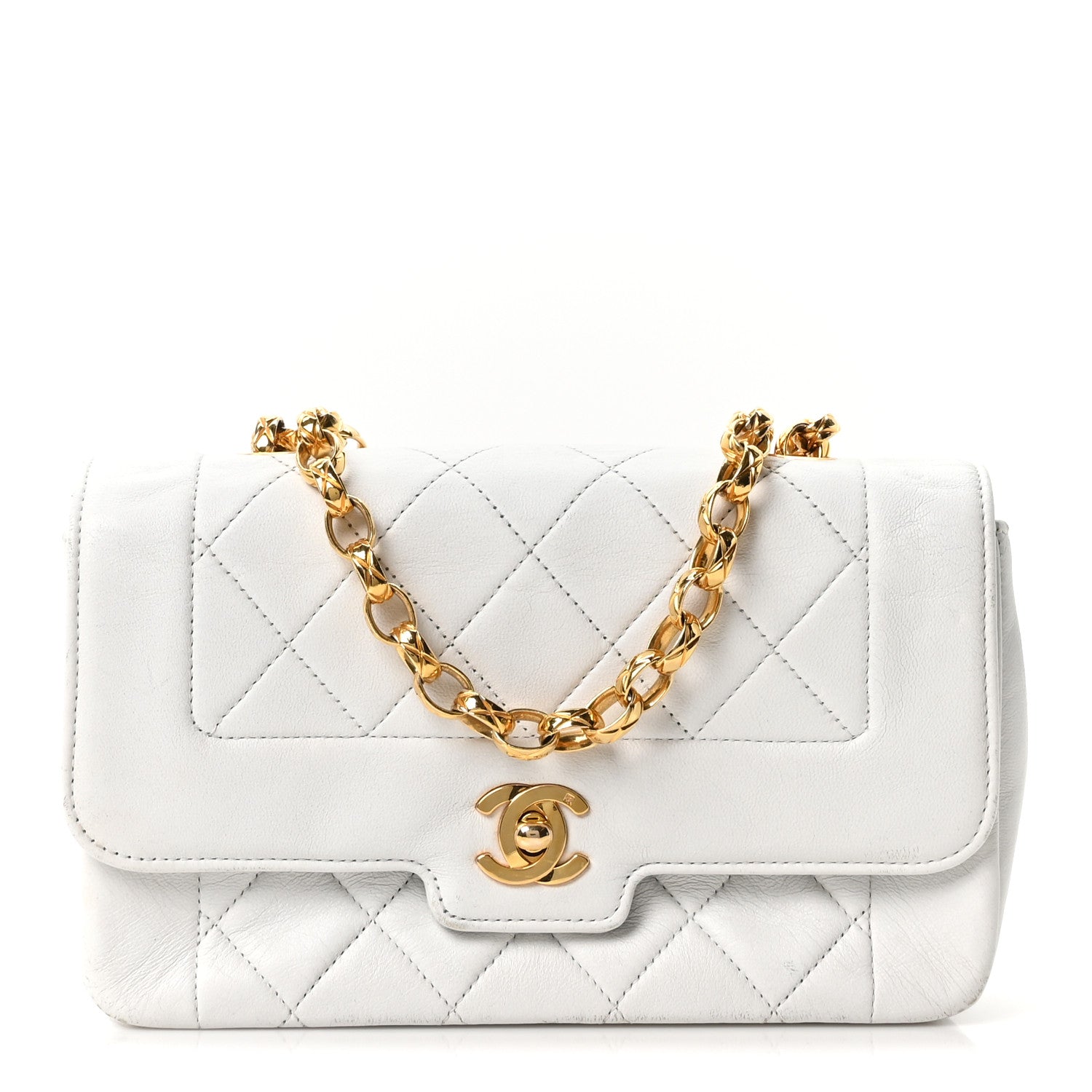 Chanel Lambskin Quilted Mini Flap Bag White 1875167 – FASHIONPHILE