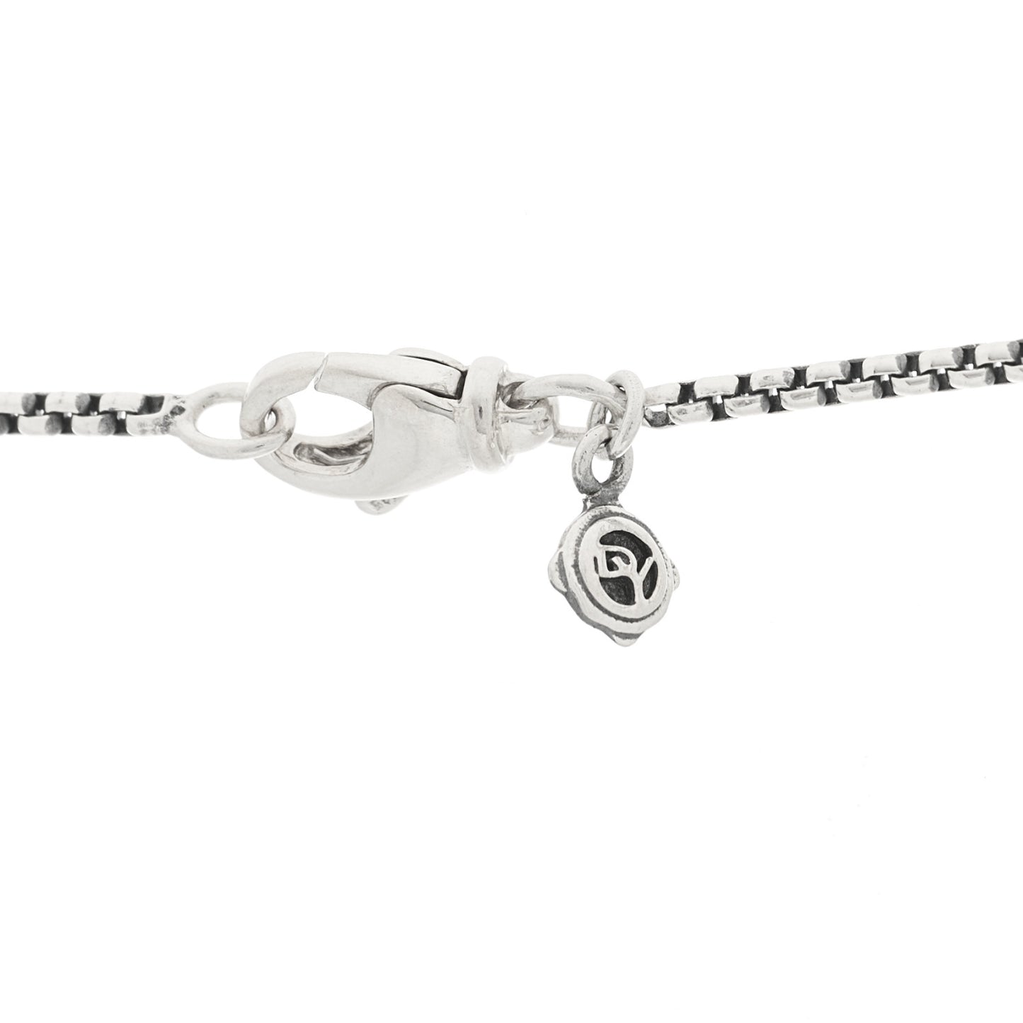Sterling Silver Diamond Starlight X Circle Pendant Necklace