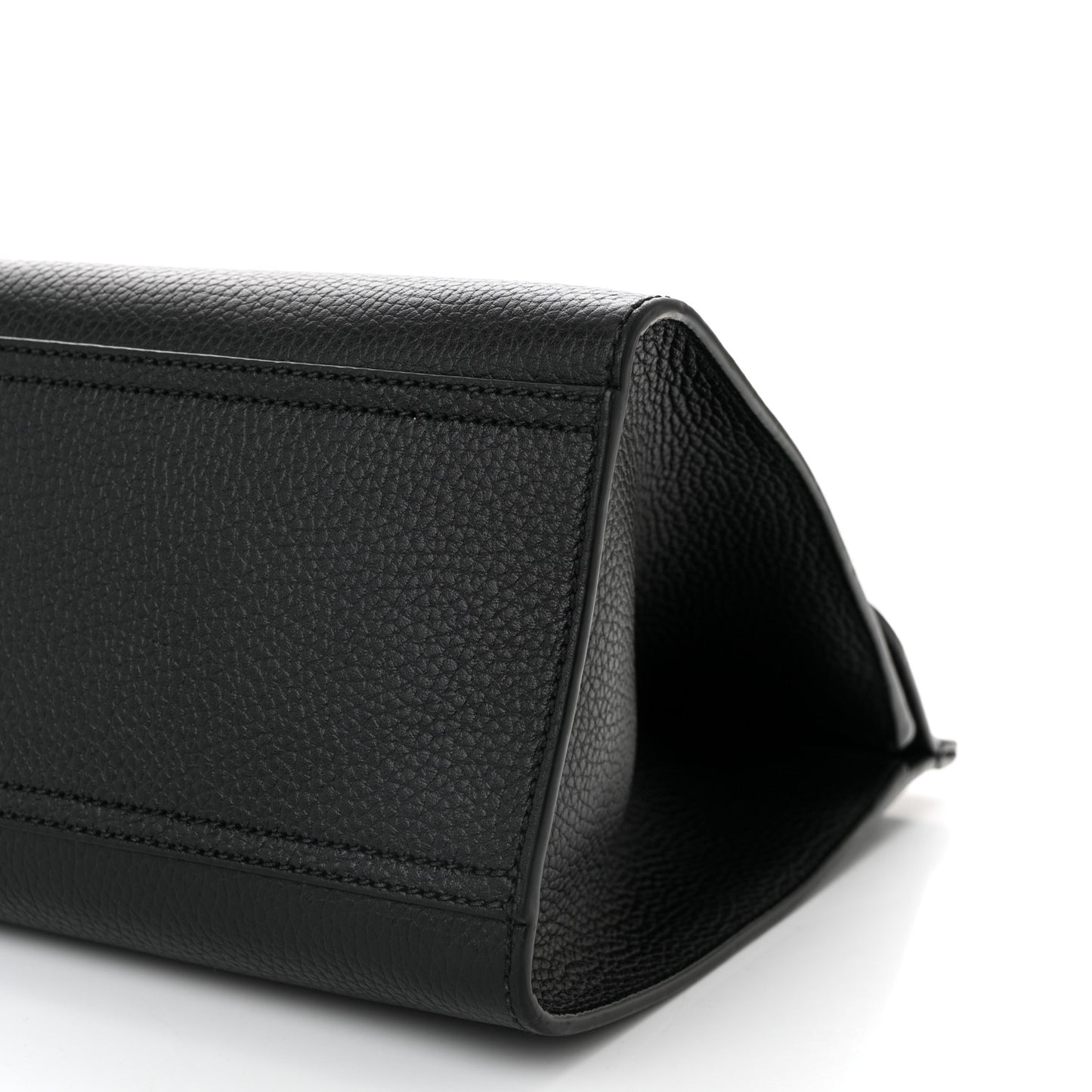 Calfskin Small GG Marmont Top Handle Bag Black