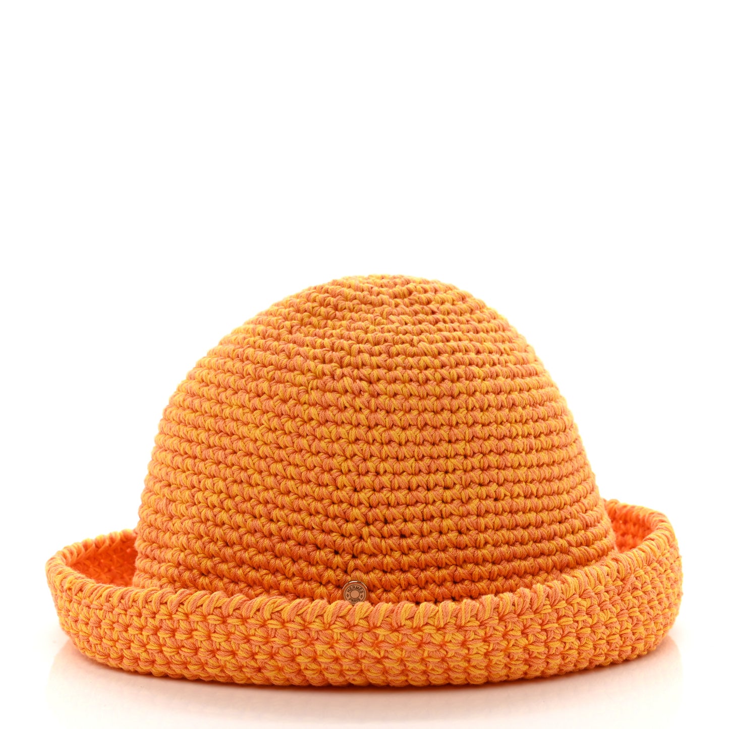 Cotton Crochet Gigi Bucket Hat M Orange