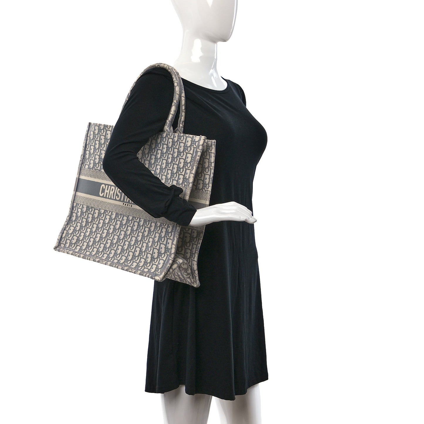 Oblique Large Book Tote Grey