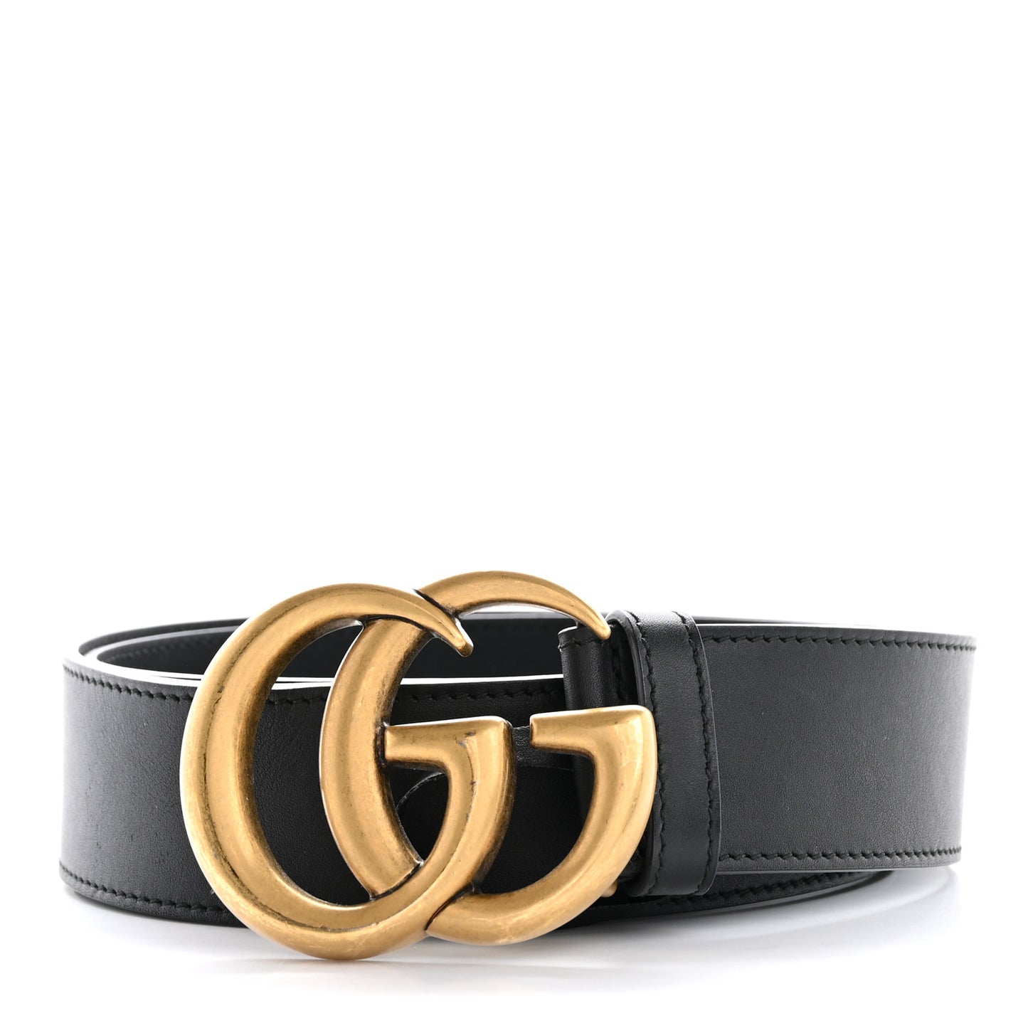 Calfskin Double G 40mm Belt 85 34 Black