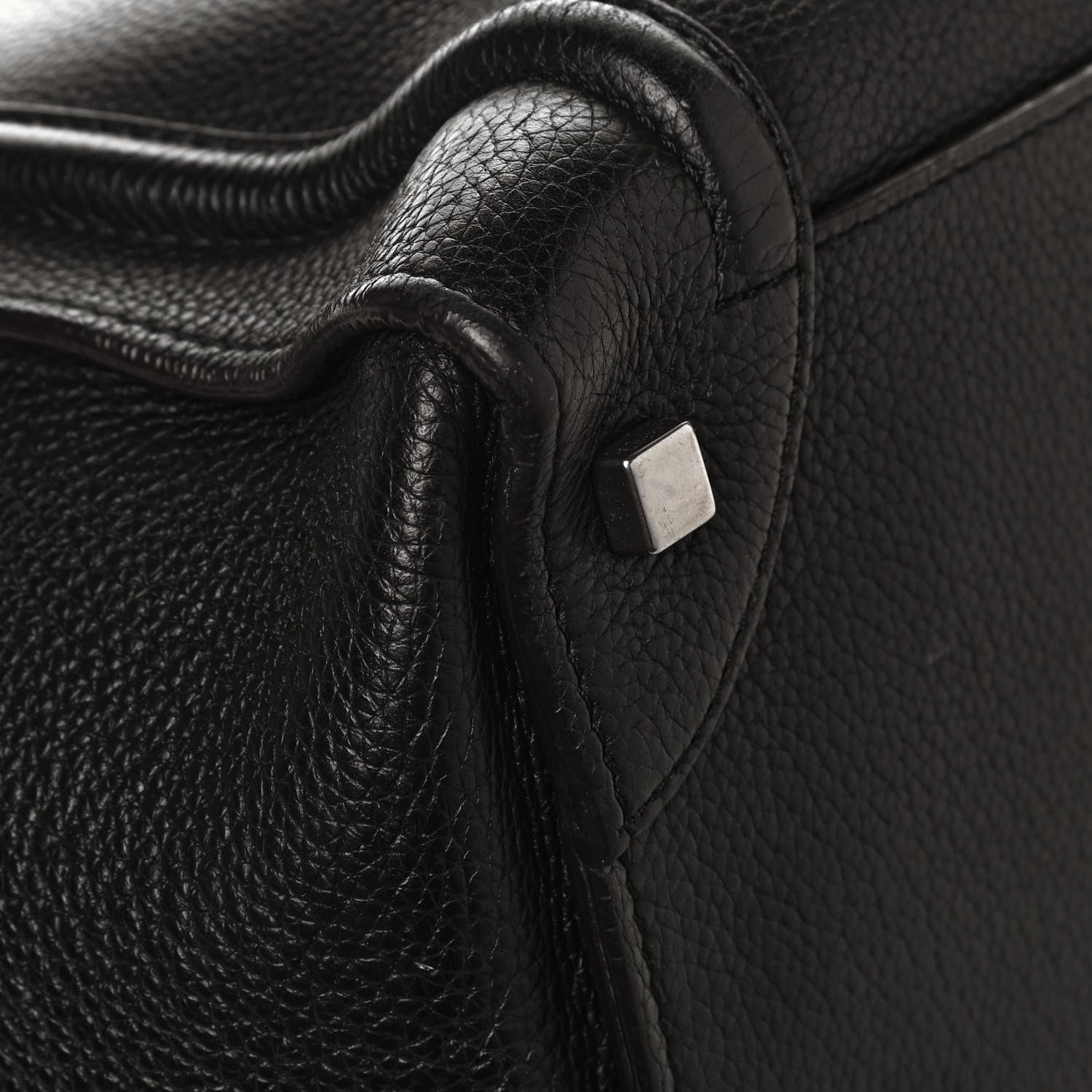 Celine Drummed Calfskin Medium Luggage Black 8 of 11