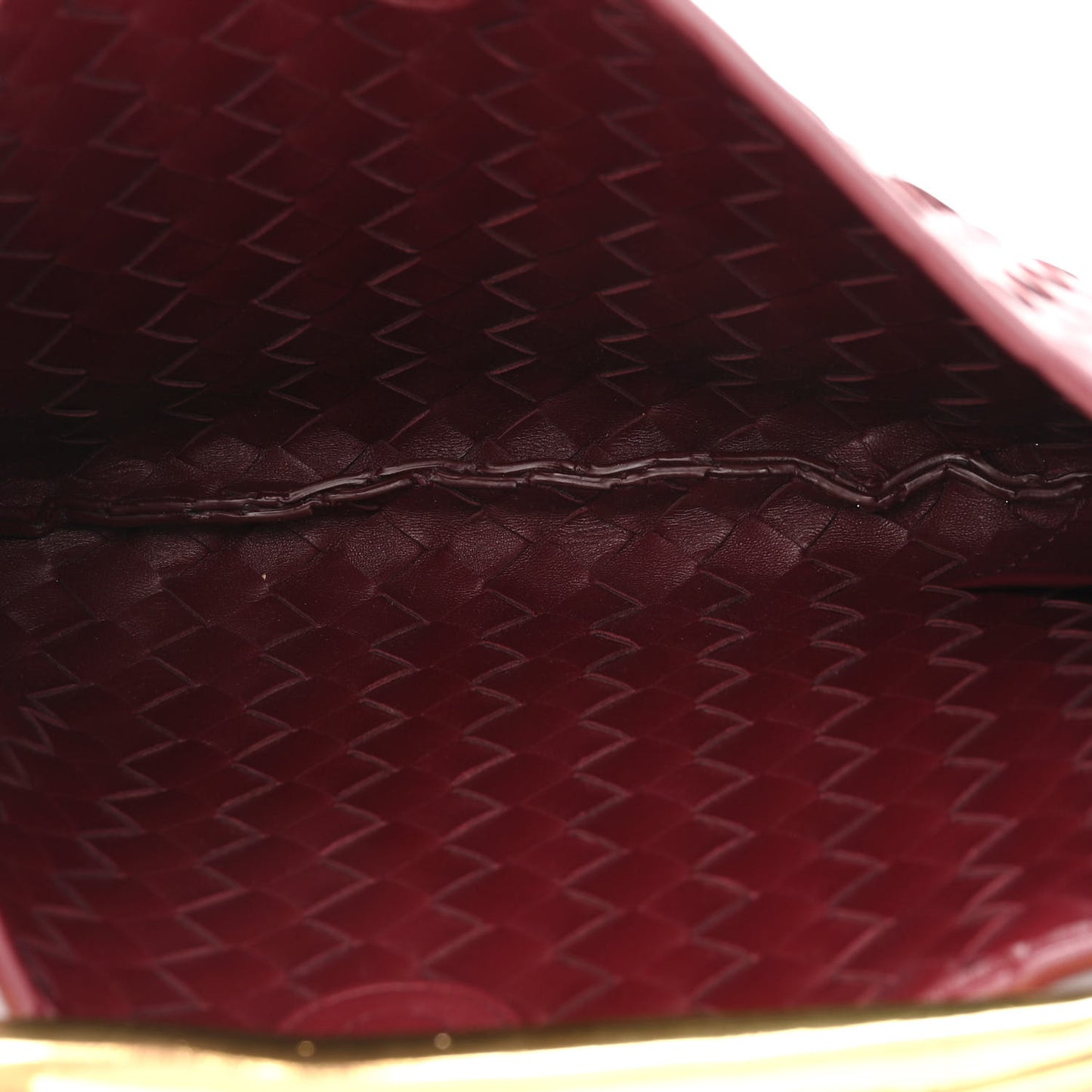 Nappa Intrecciato Sardine Bag Barolo