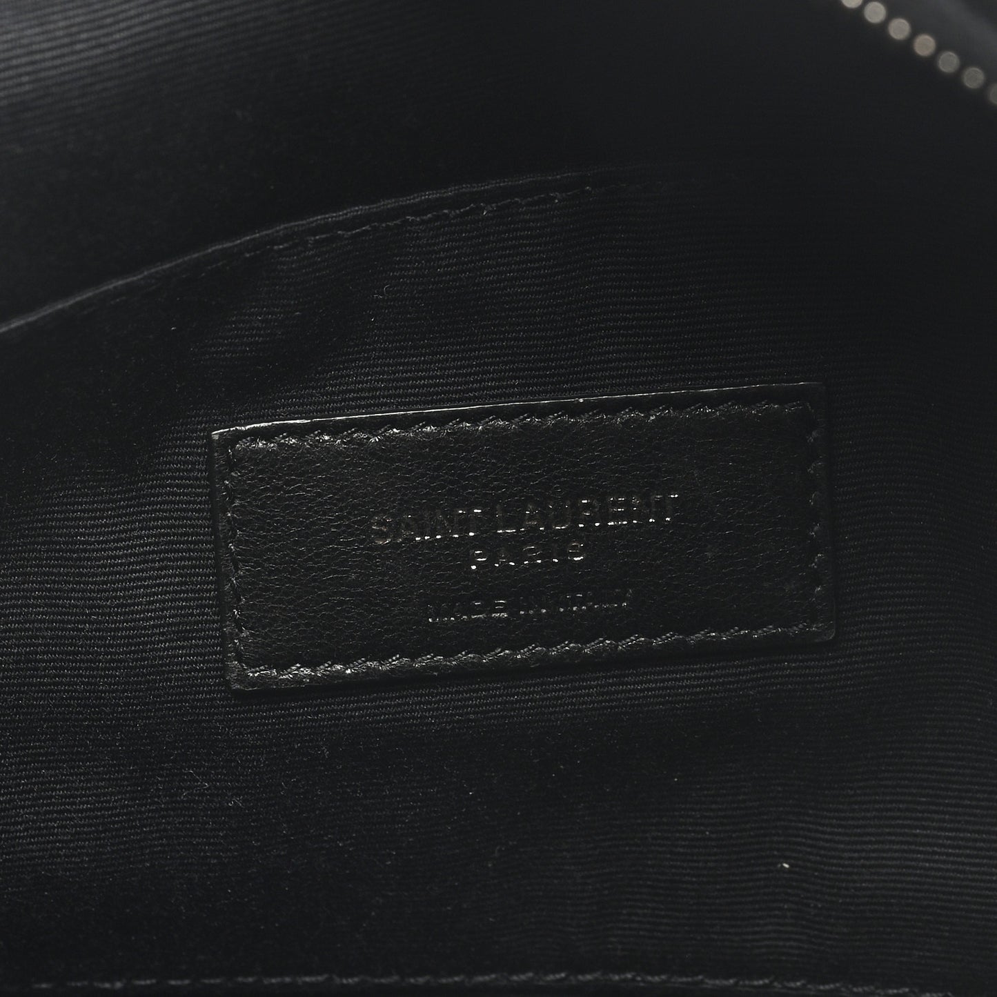 Calfskin Monogram Belt Bag Black