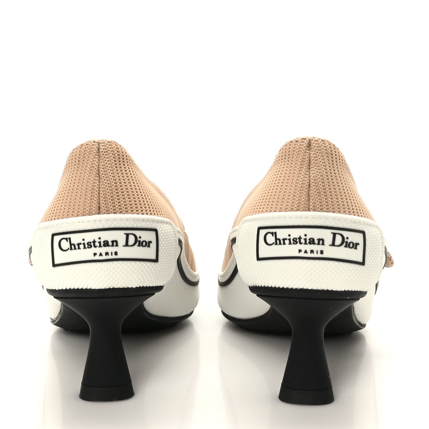 Technical Canvas Rubber D-Motion 55mm Pumps 36.5 Nude