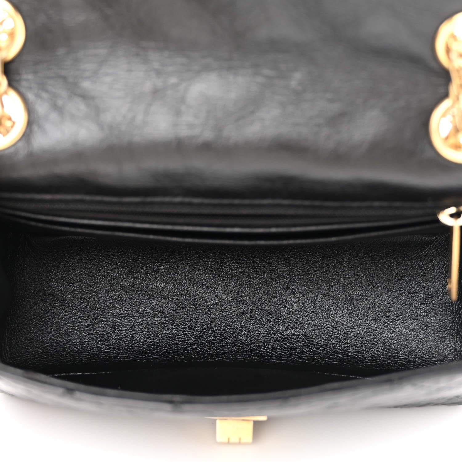 Chanel Aged Calfskin Quilted 2.55 Reissue Mini Flap Black 5 of 12