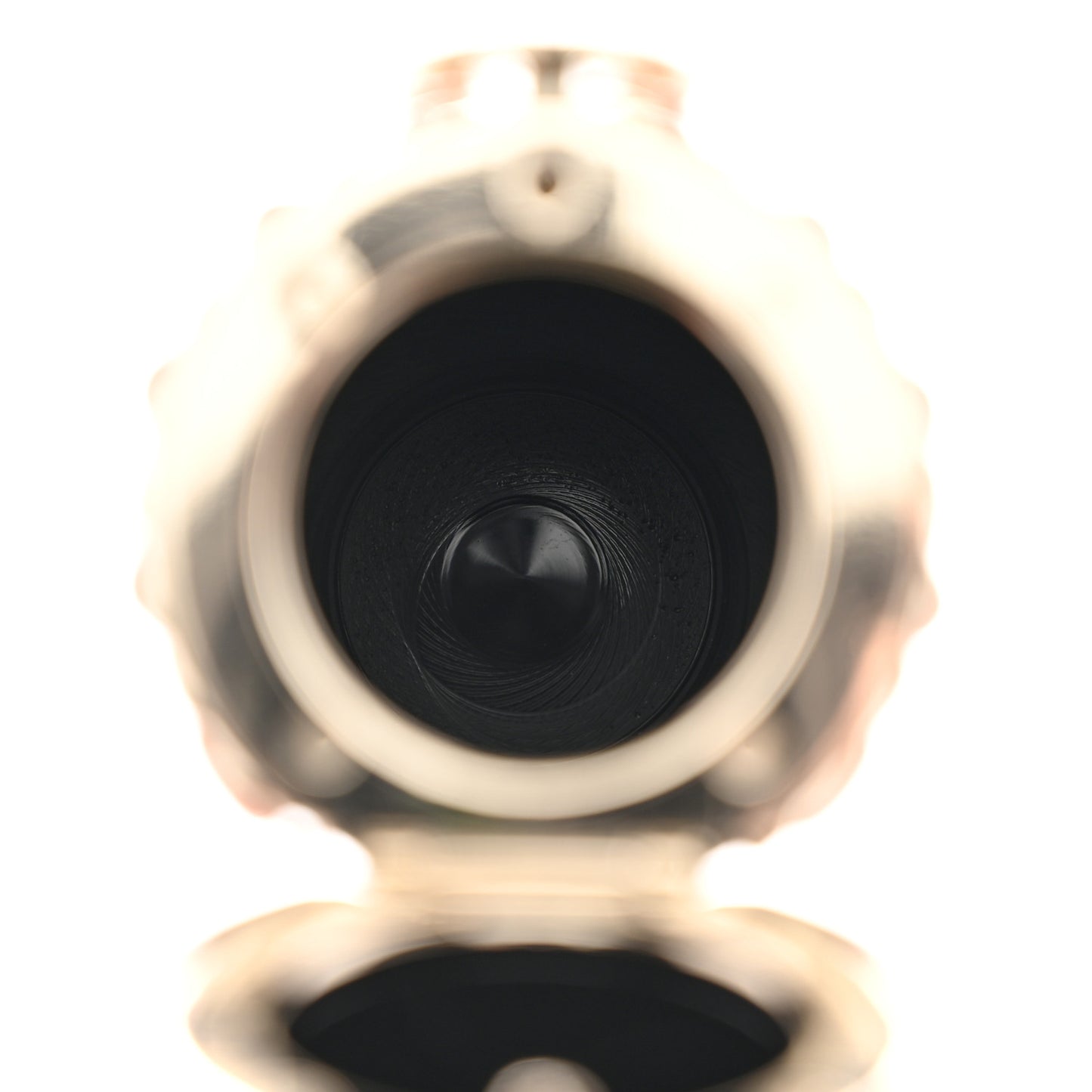 Lucite Lipstick Case On Chain Black Pink