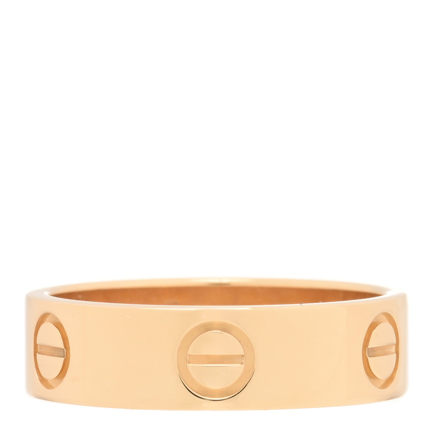 18K Yellow Gold 5.5mm LOVE Ring 55 7.25