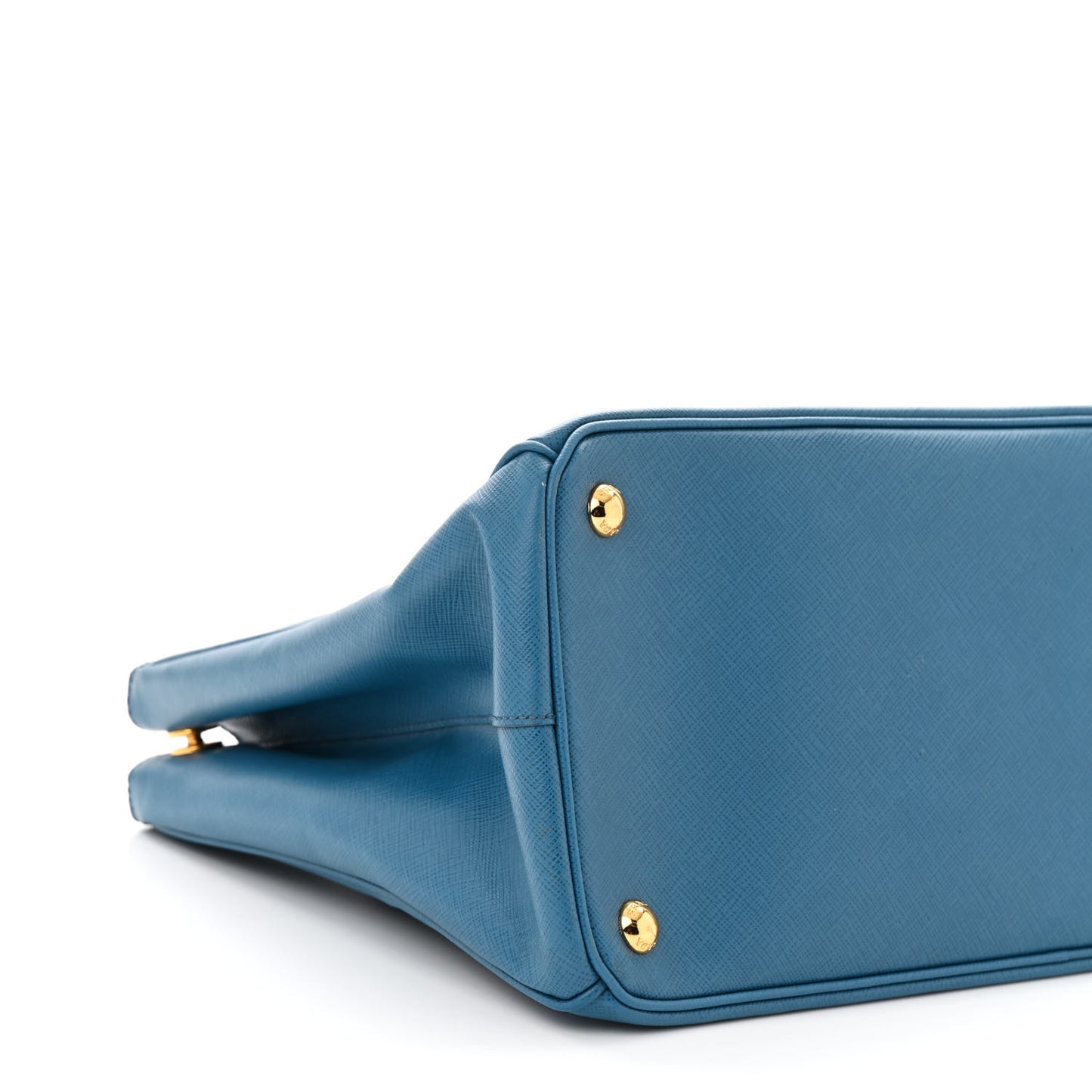 Saffiano Medium Galleria Double Zip Tote Cobalto