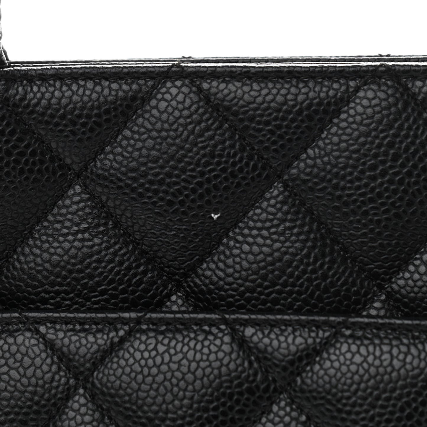 Caviar Quilted Medallion Tote Black