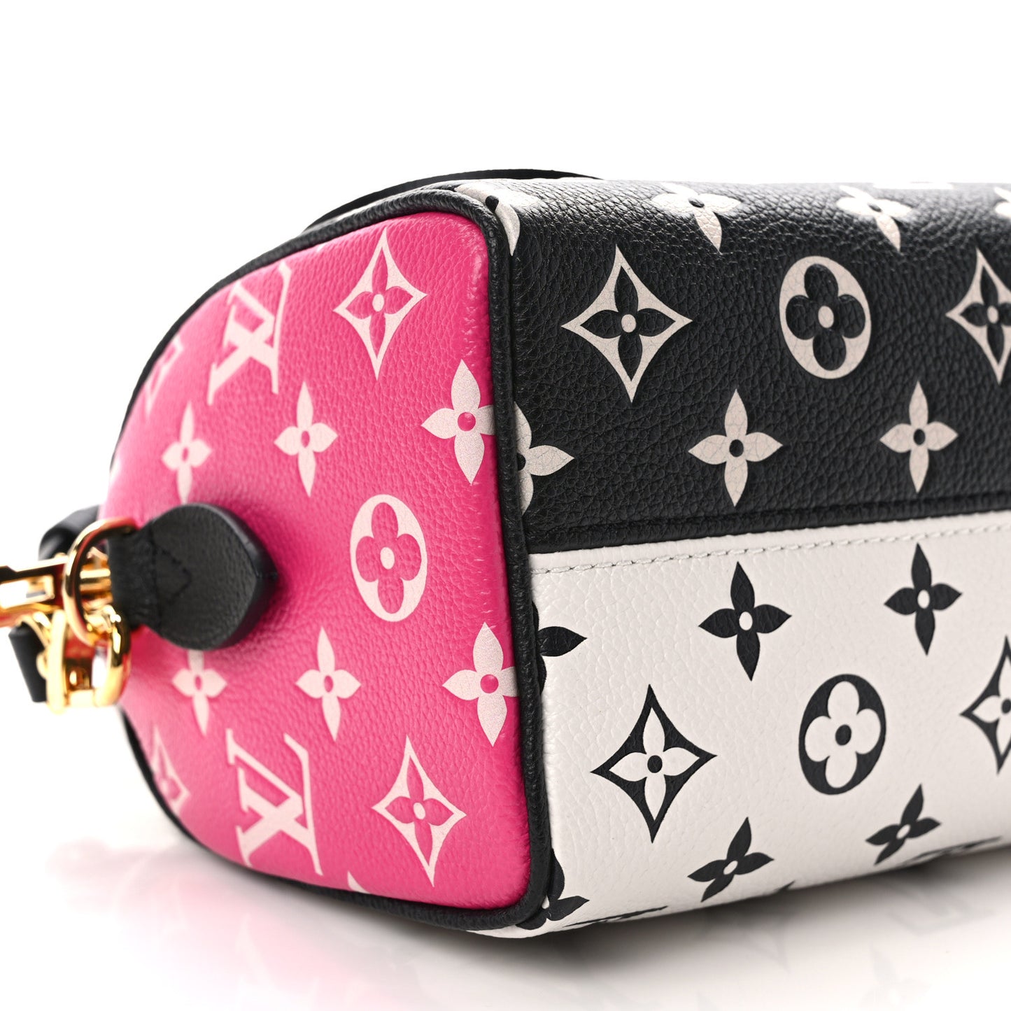 Empreinte Monogram Spring in the City Speedy Bandouliere 20 Black White Pink