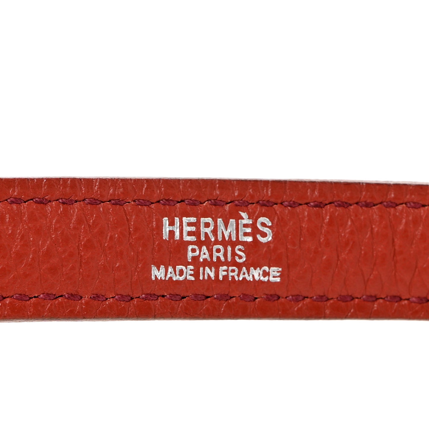 Taurillon Clemence Kelly Shoulder Strap Rouge Venetian