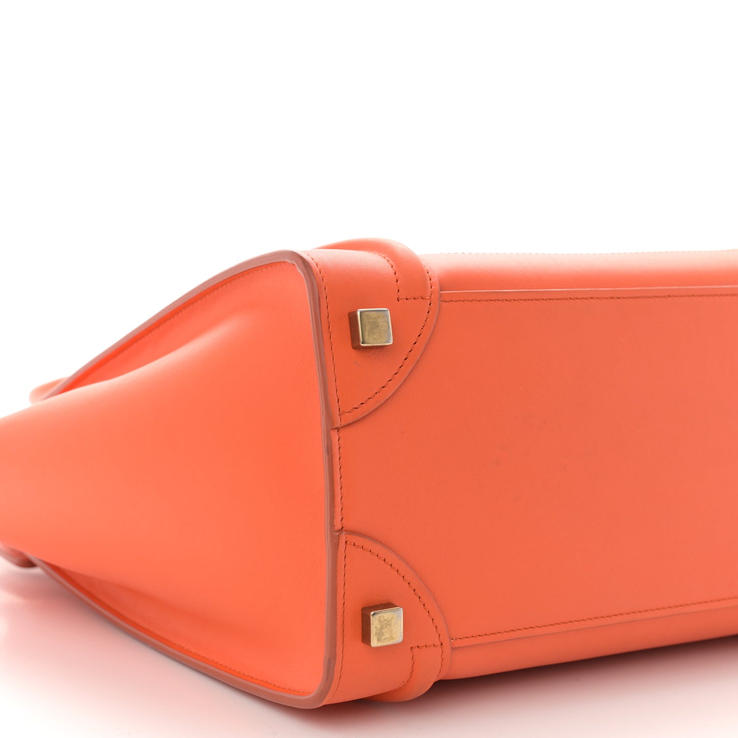Smooth Calfskin Mini Luggage Orange