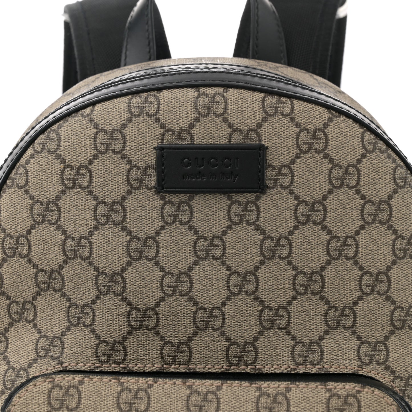 GG Supreme Monogram Small Eden Day Backpack Black
